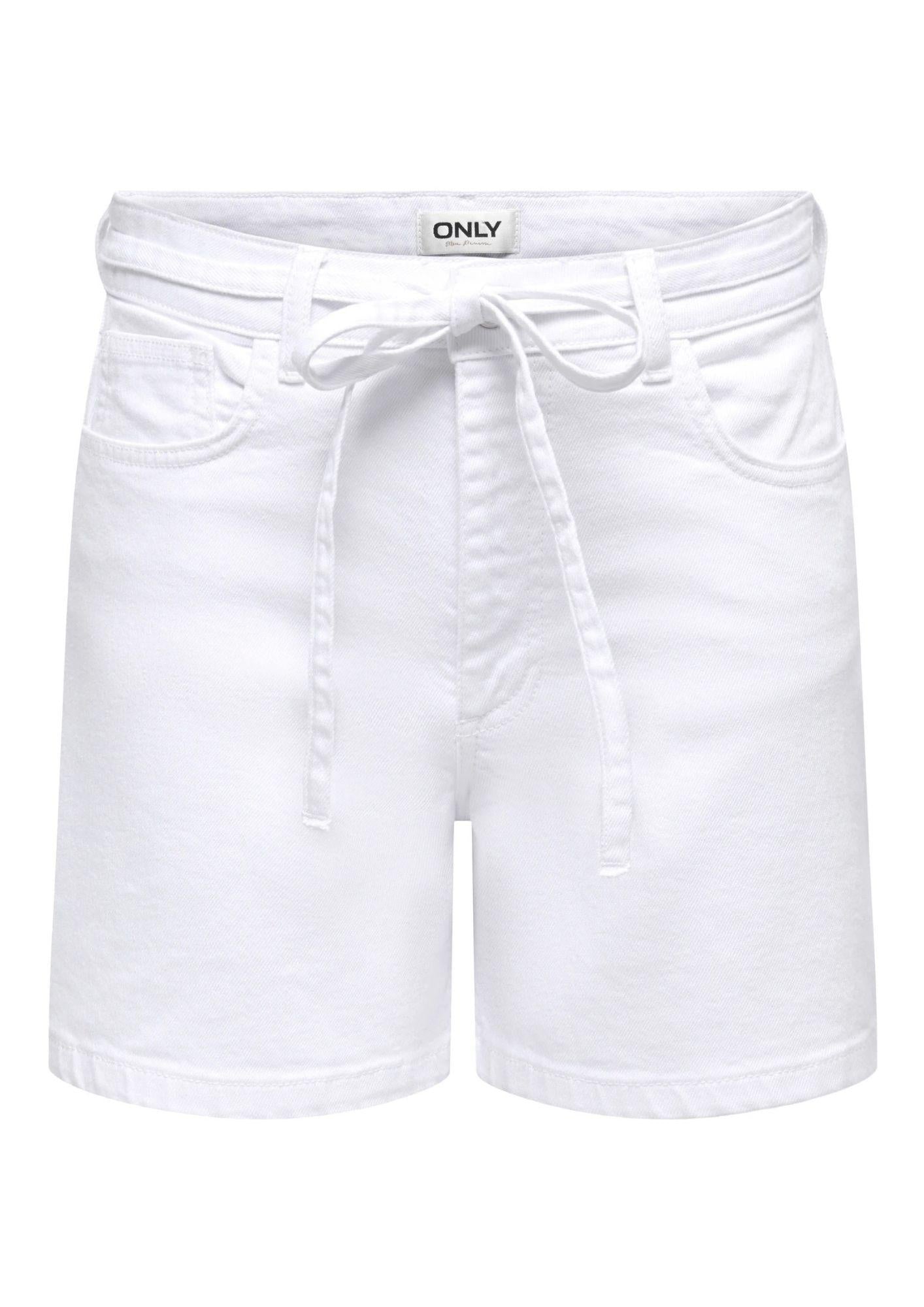 Only Shorts Donna Gianna Bianco 15340706 White Denim ONLY
