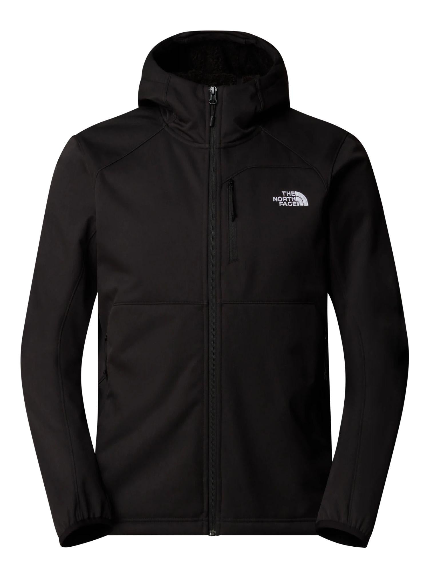 The North Face Giacca Uomo Softshell con Cappuccio Quest Nero NF0A3YFP 4H0 THE NORTH FACE
