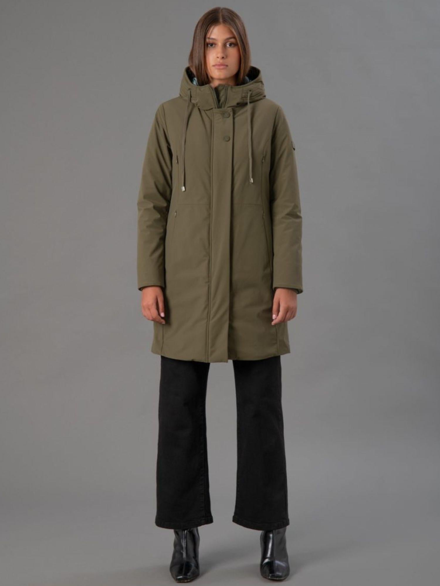 Rihunik Giacca Invernale Donna Nizza25 Verde RIW279J F0120 102 RIHUNIK