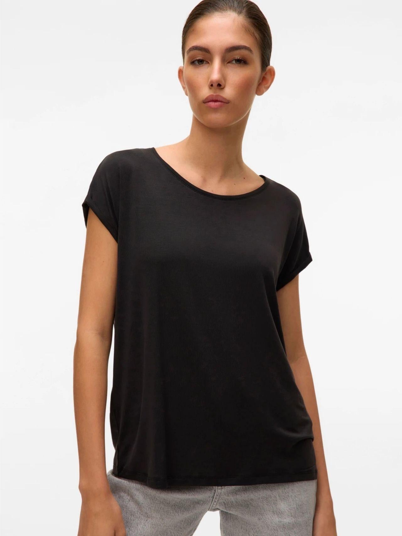 Vero Moda T-Shirt Donna Ava Nera 10284468 Black VERO MODA