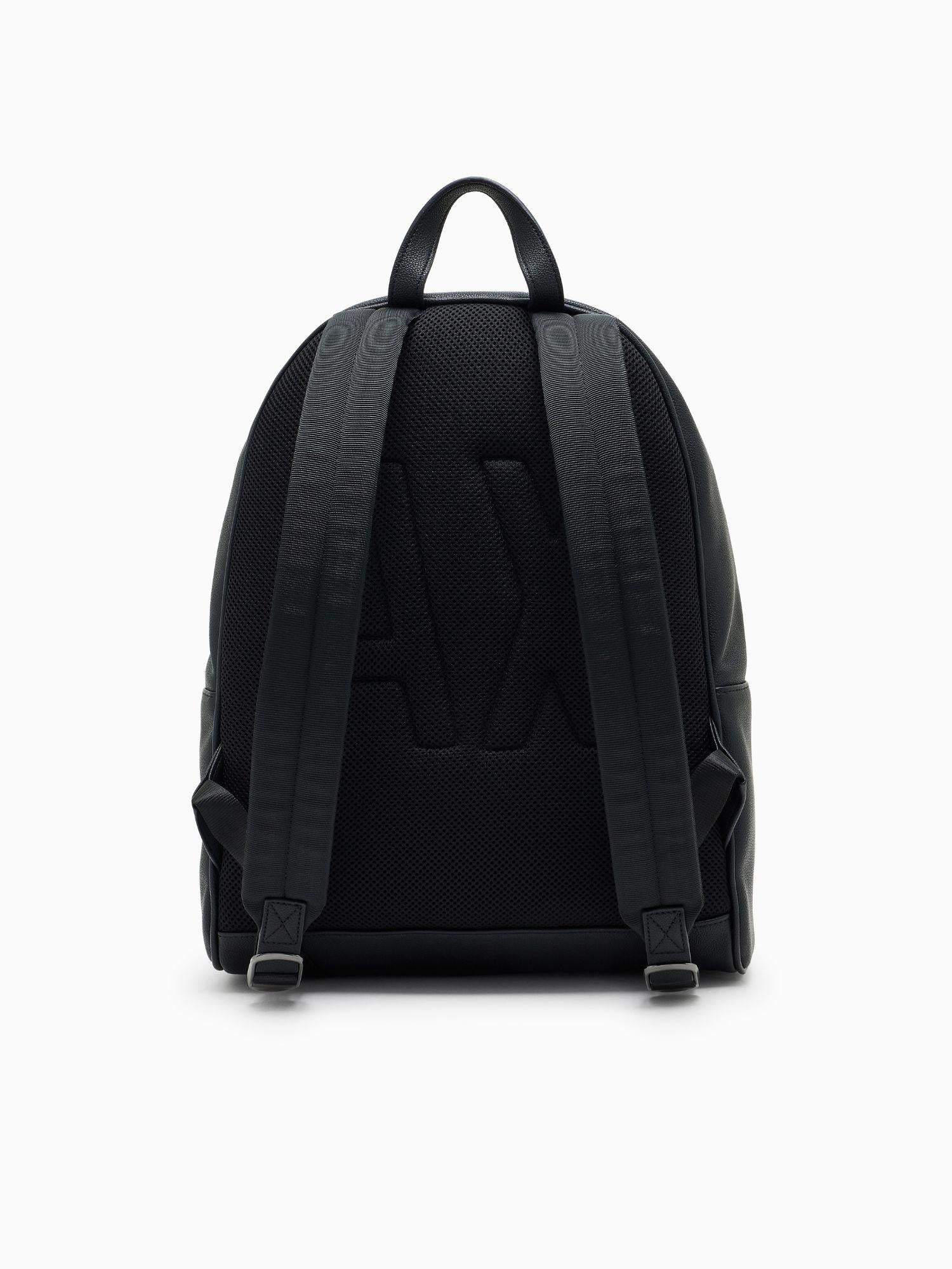 Armani Exchange Zaino semi-rigido con tasca esterna Nero 952387 CC830 00020 ARMANI EXCHANGE