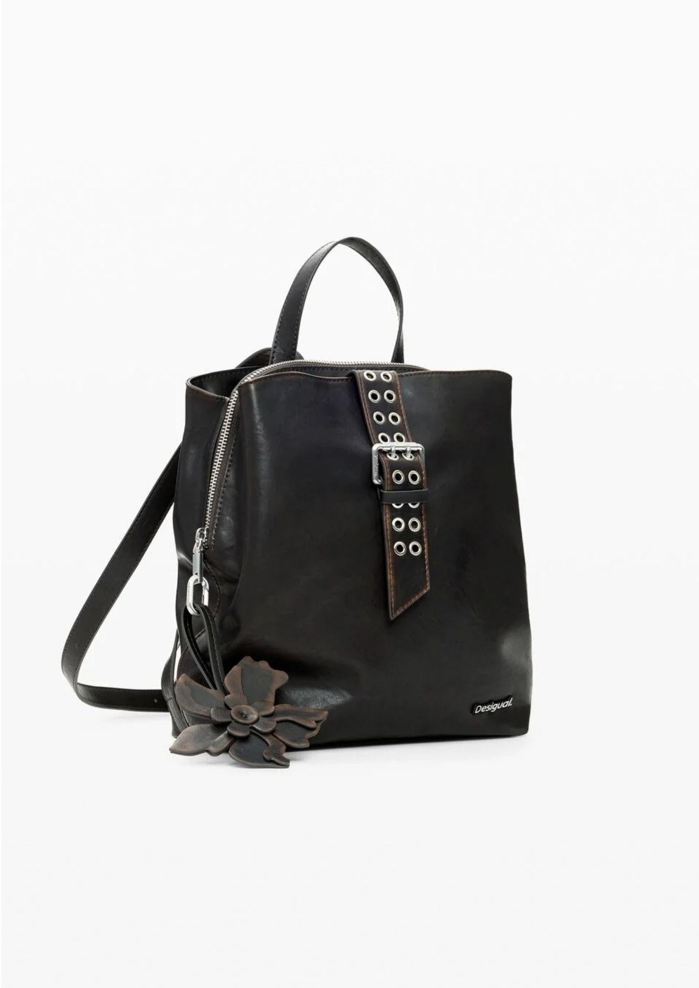 Desigual Zaino Donna Backcurio Choco Sumy Mini Marrone 26SAKP11 6009 DESIGUAL