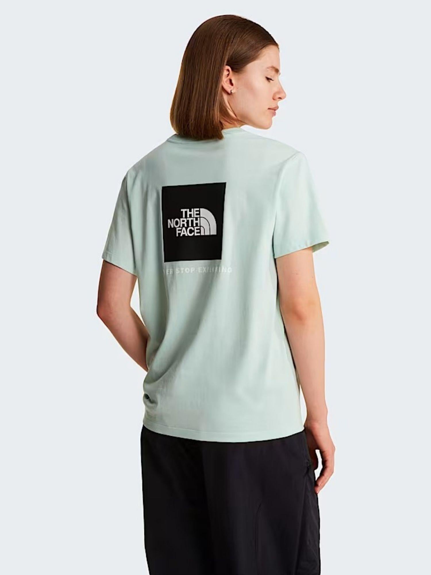 The North Face T-Shirt Donna Opal Frost Evolution NSE Box Relaxed NF0A8B6W G70 THE NORTH FACE