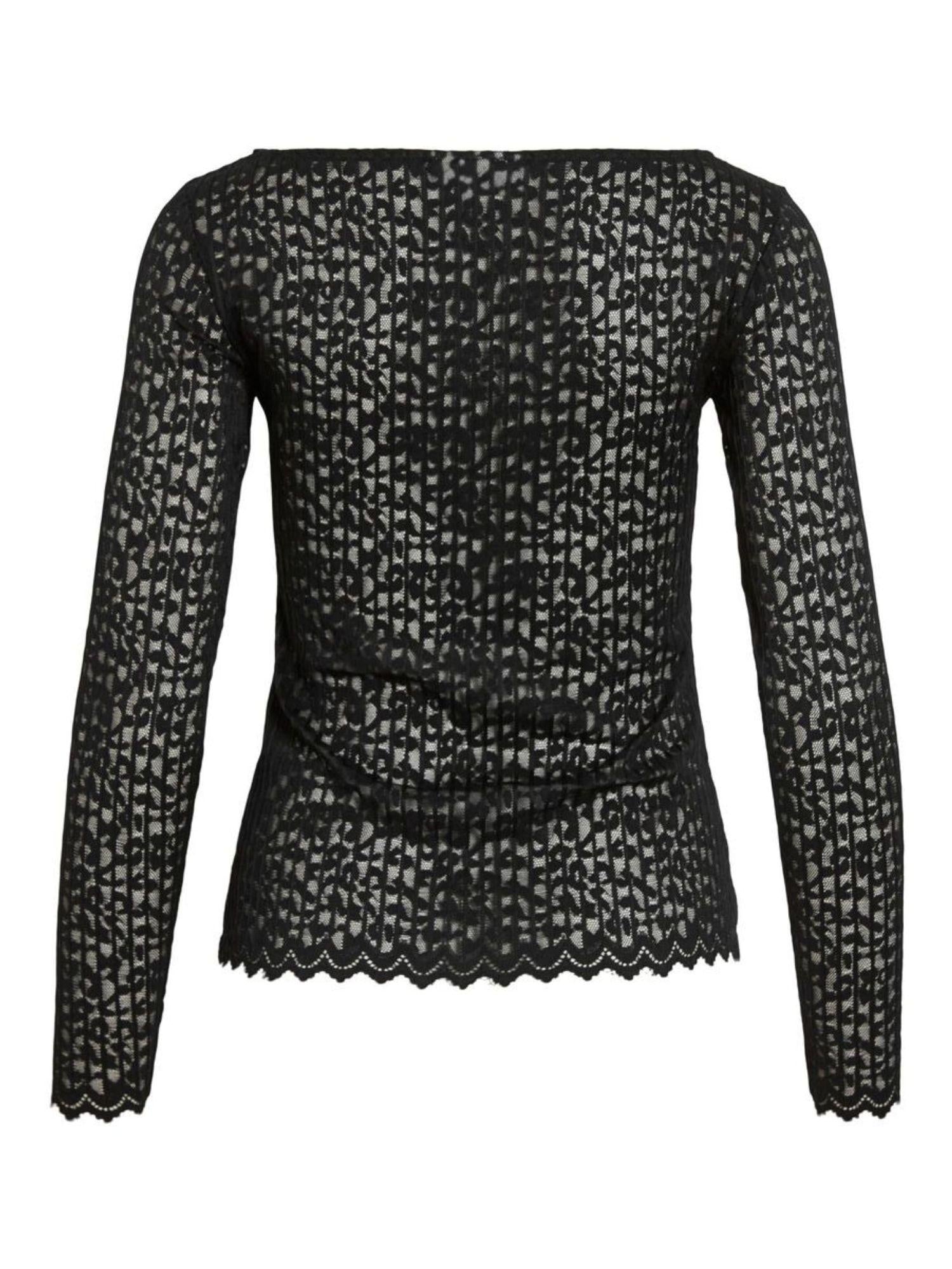 Vila Top Donna Obera Nero 14108569 Black VILA