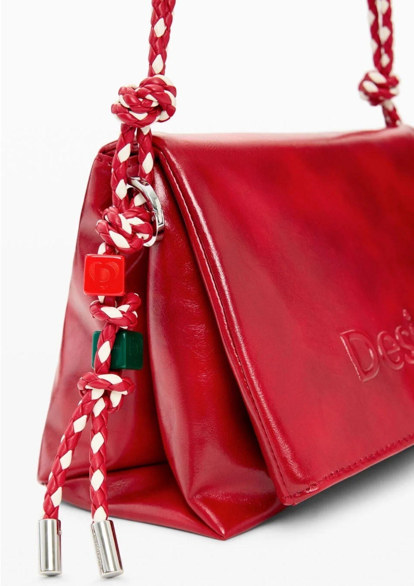 Desigual Borsa Donna Bag Half Logo Venecia 4.0 Rossa 26SAXPAA 3000 DESIGUAL