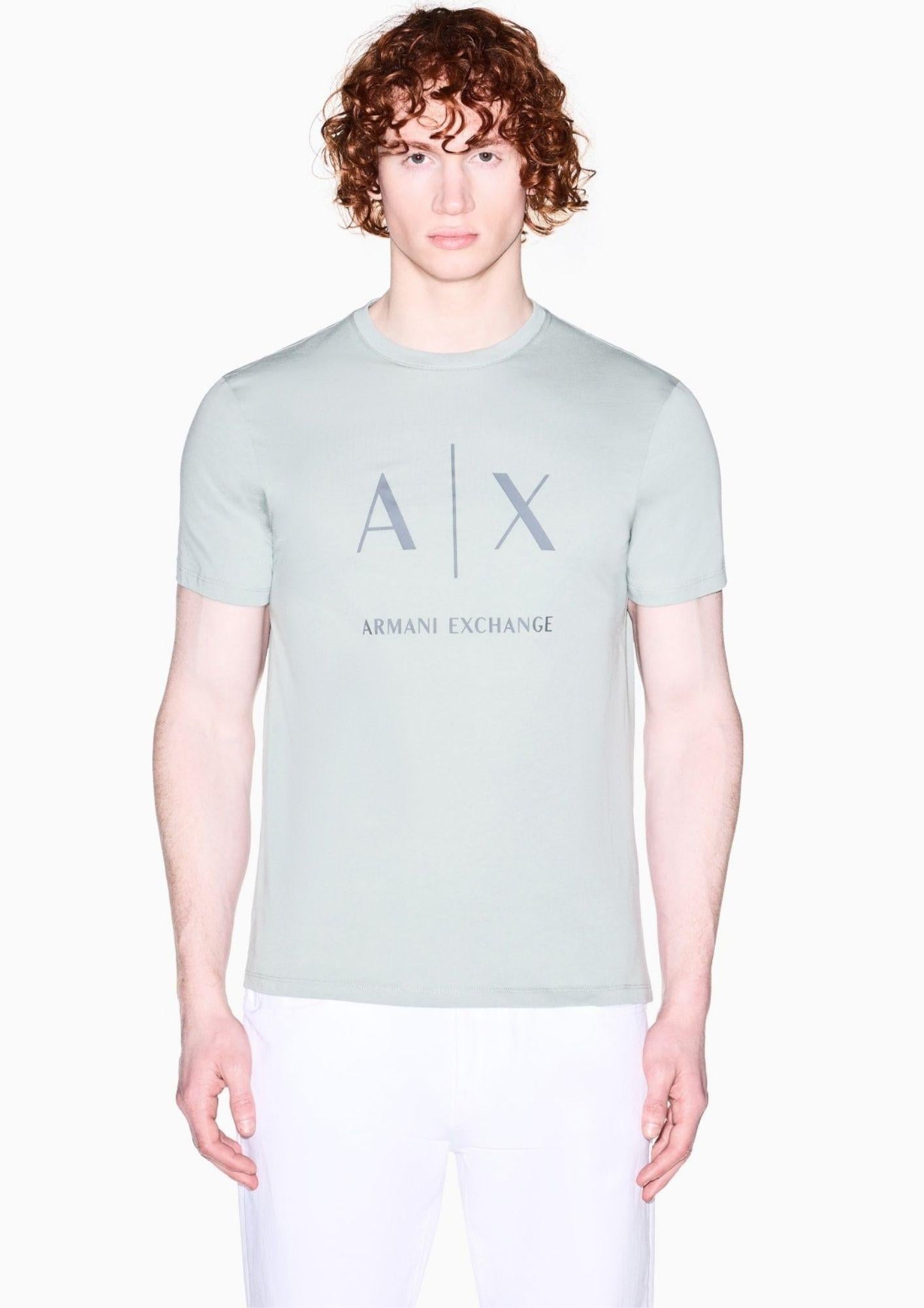 Armani Exchange T-Shirt Uomo Verde XM002683 AF10356 U7210 ARMANI EXCHANGE