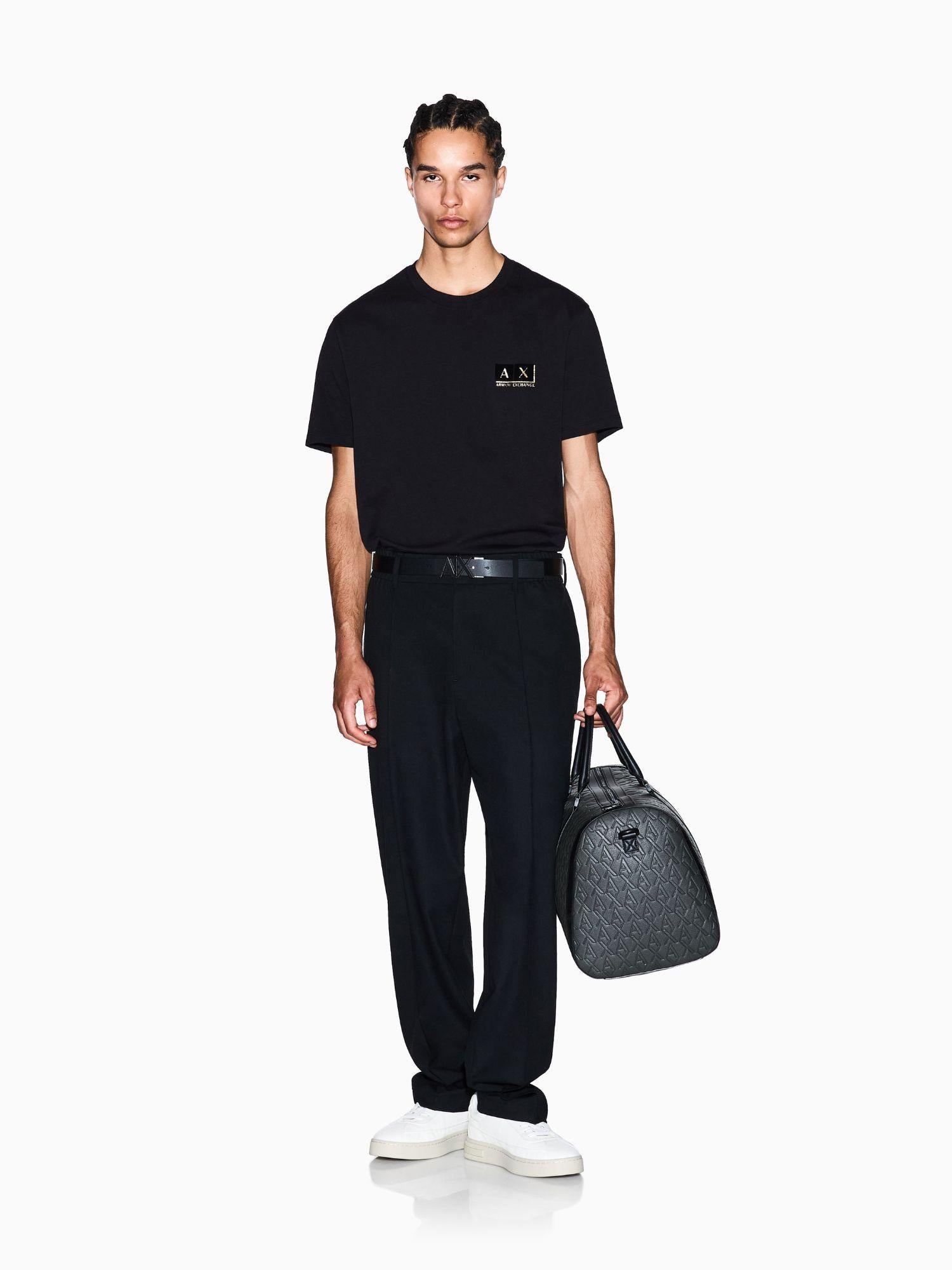 Armani Exchange T-Shirt Uomo Regular Fit Bianco XM001911 AF10356 MC004 ARMANI EXCHANGE