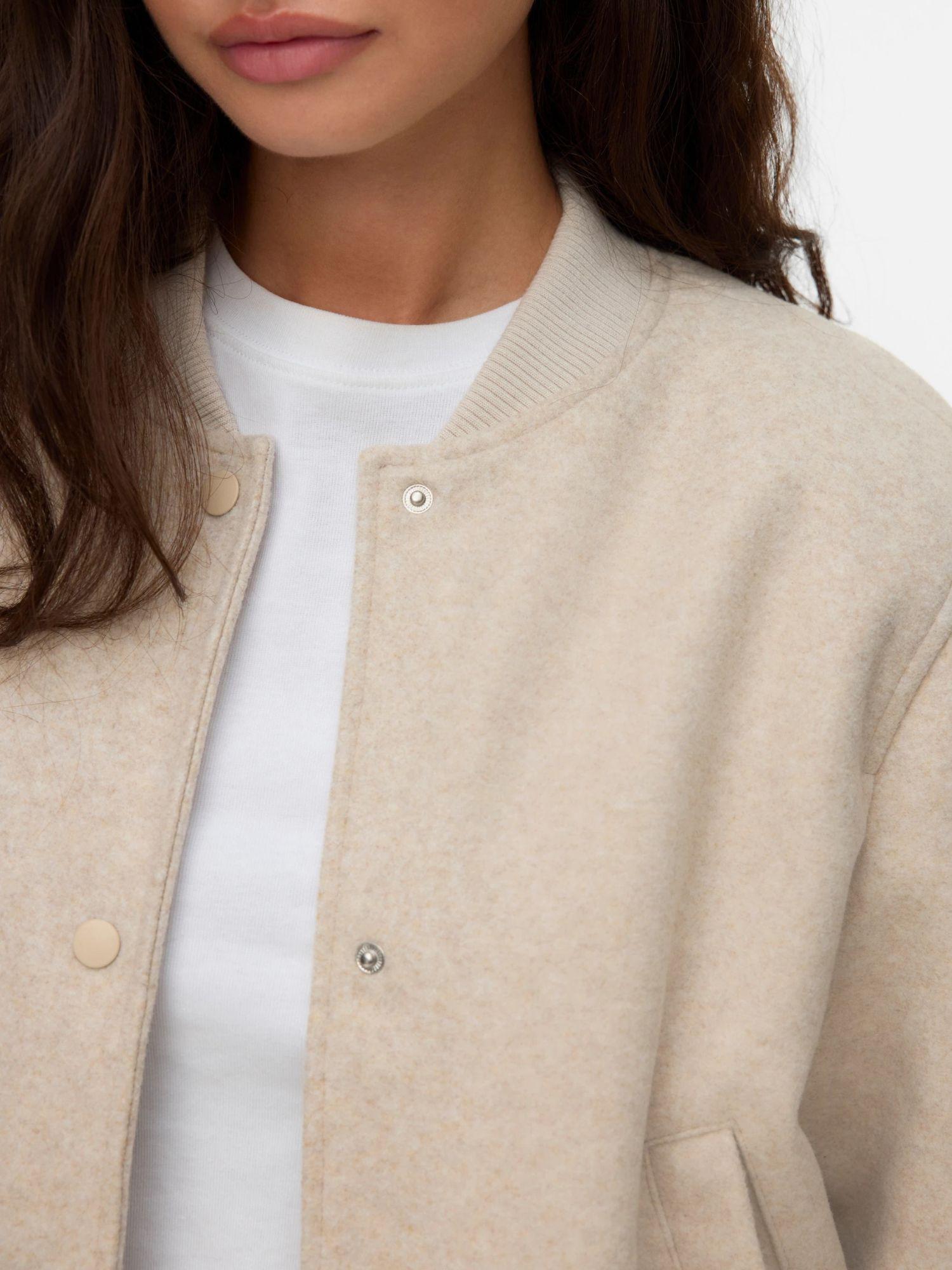 Vero Moda Giacca Invernale Donna Fortune Beige 10331816 Oatmeal melange VERO MODA