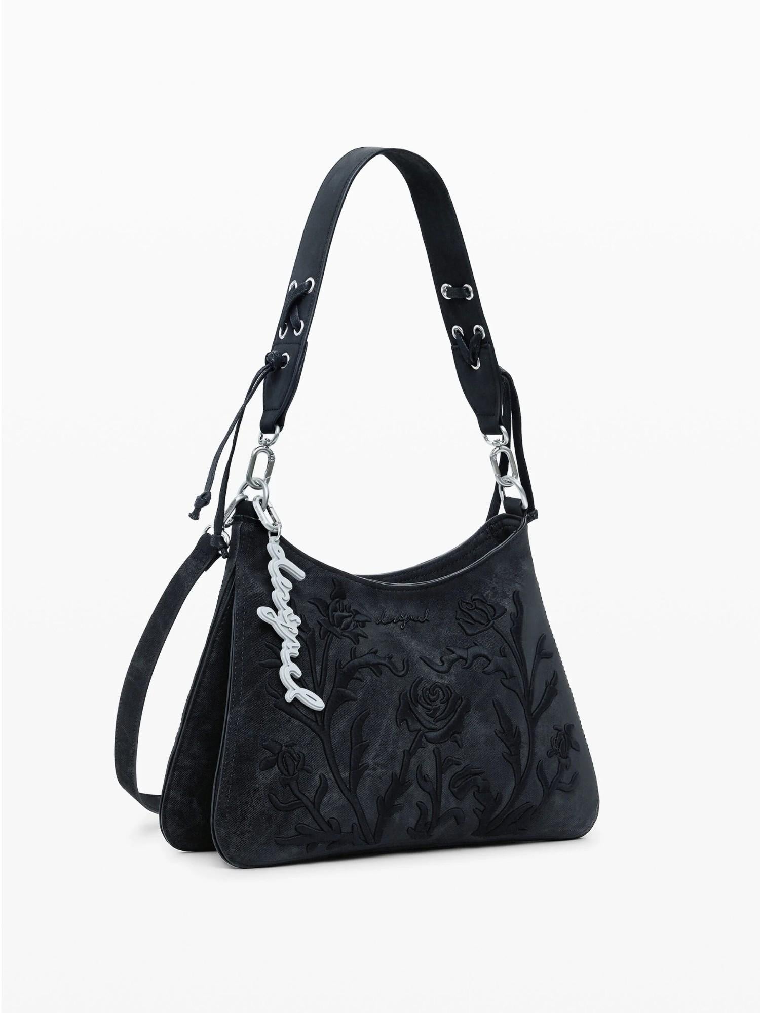 Desigual Borsa piccola con incisioni 3D Donna Nero 25WAXP40 2000 DESIGUAL