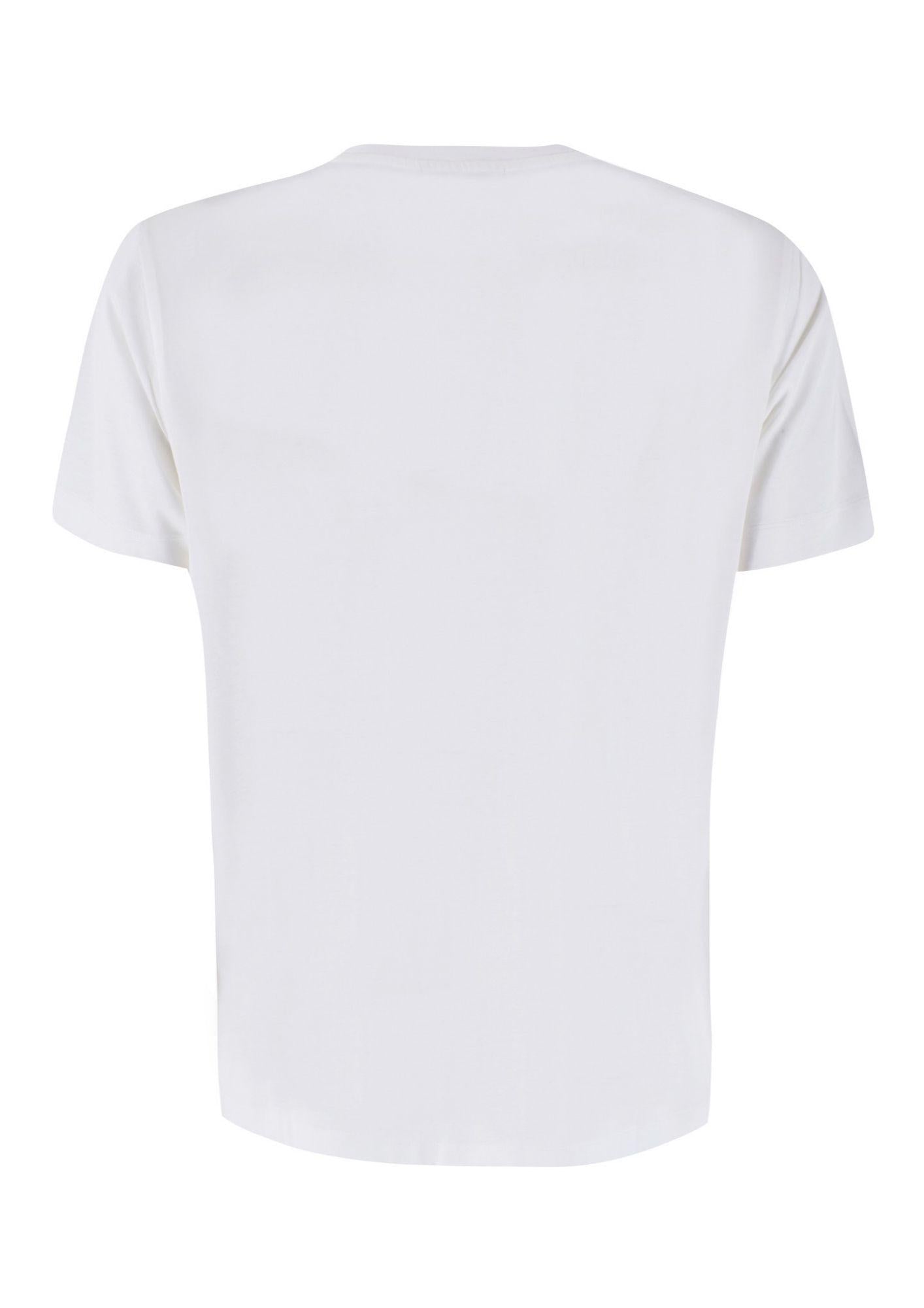 Yes Zee T-Shirt Uomo Bianco Girocollo T722 TL00 0107 YES ZEE