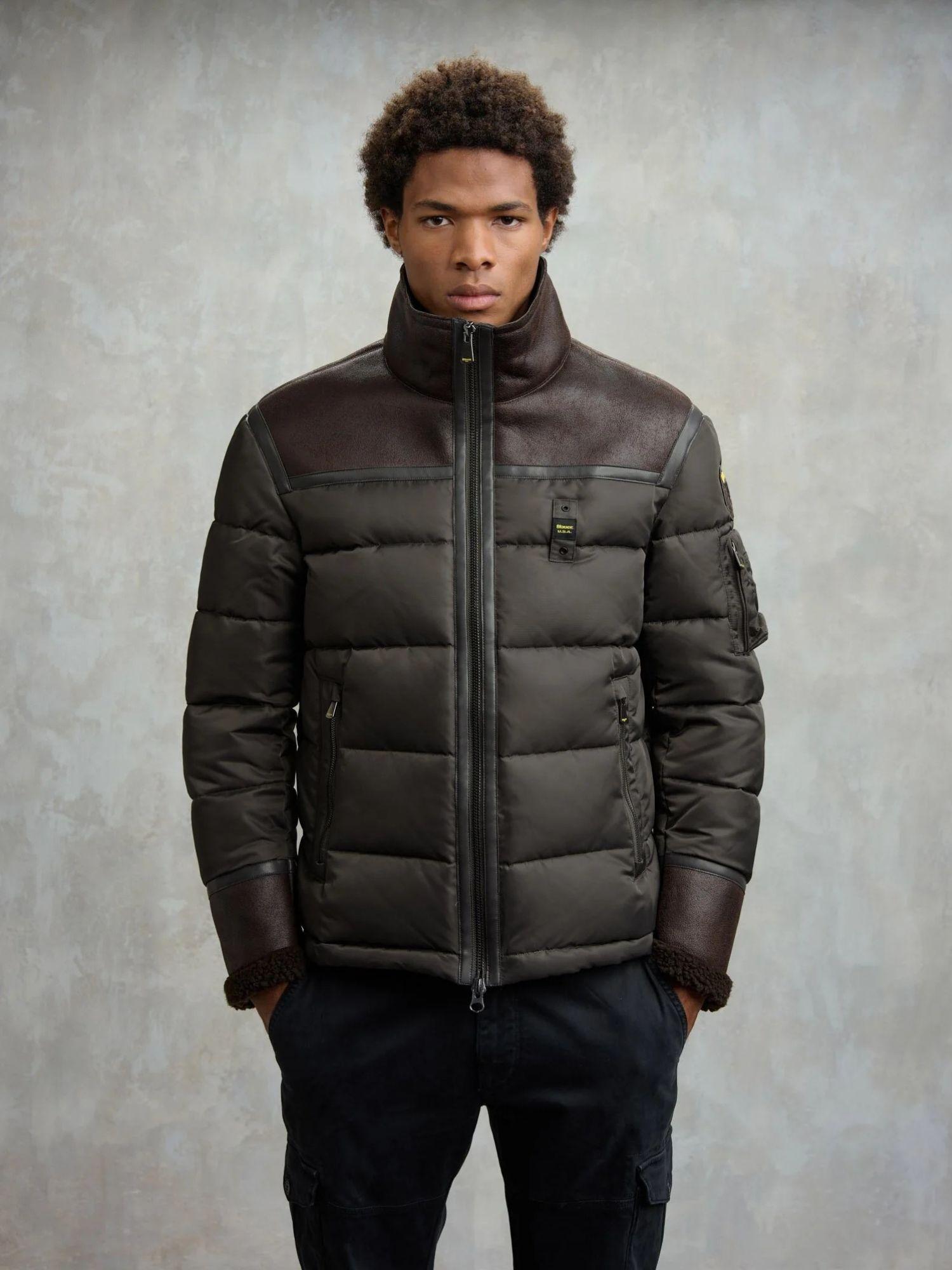 Blauer Giacca Invernale Uomo Organ Nero Oliva BLUC02028 7280 969 BLAUER