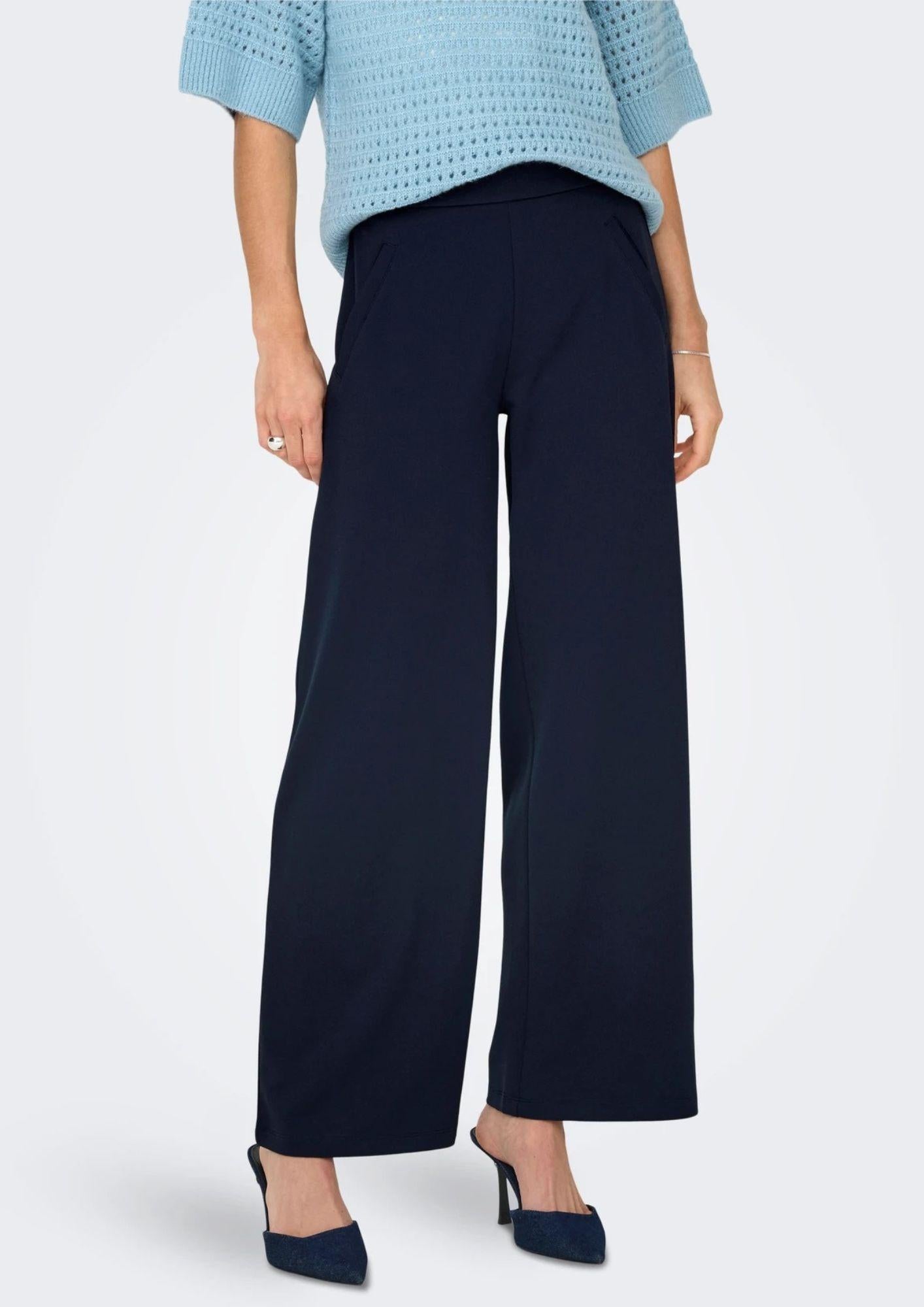 Jacqueline De Yong Pantalone Donna Louisville Blu 15221238 Black Iris JACQUELINE DE YONG