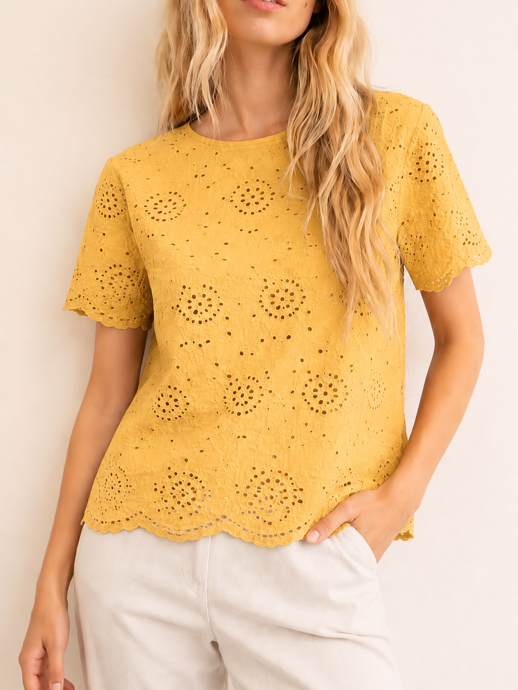 Emme Marella T-Shirt Donna Emmveletta Giallo Girasole 2615971022200 004 EMME MARELLA