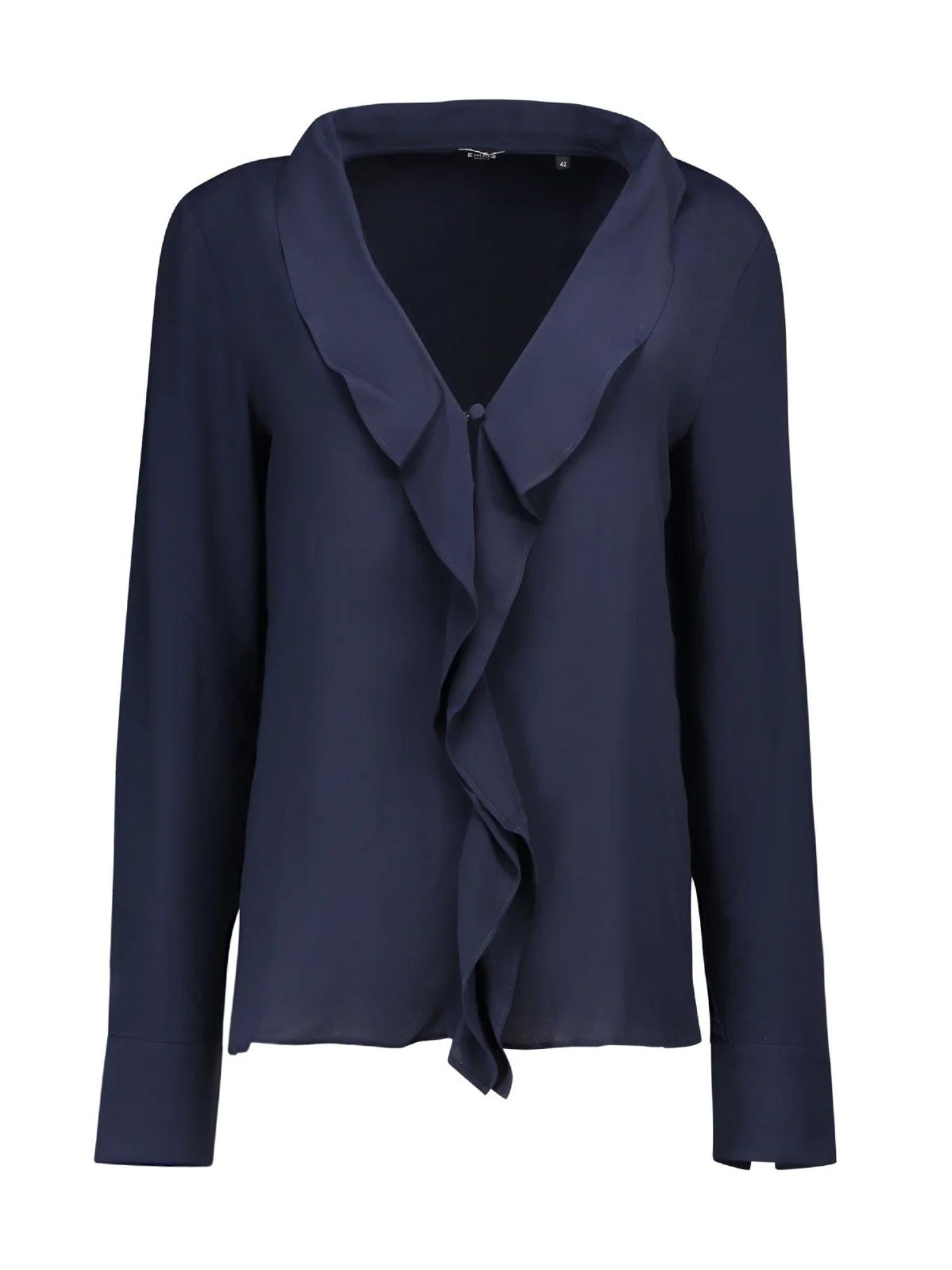 Emme Marella Camicia Donna Sanremo Blu 2525116121200 007 EMME MARELLA