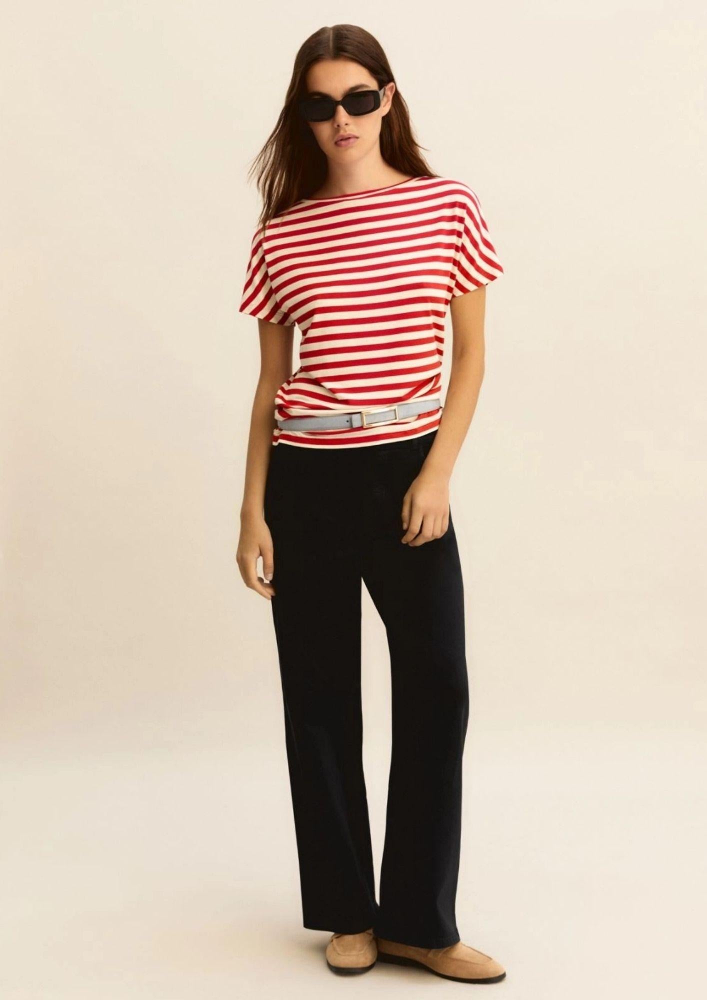 Emme Marella T-Shirt Emmfervida Bianca e Rossa 2615971021200 013 EMME MARELLA