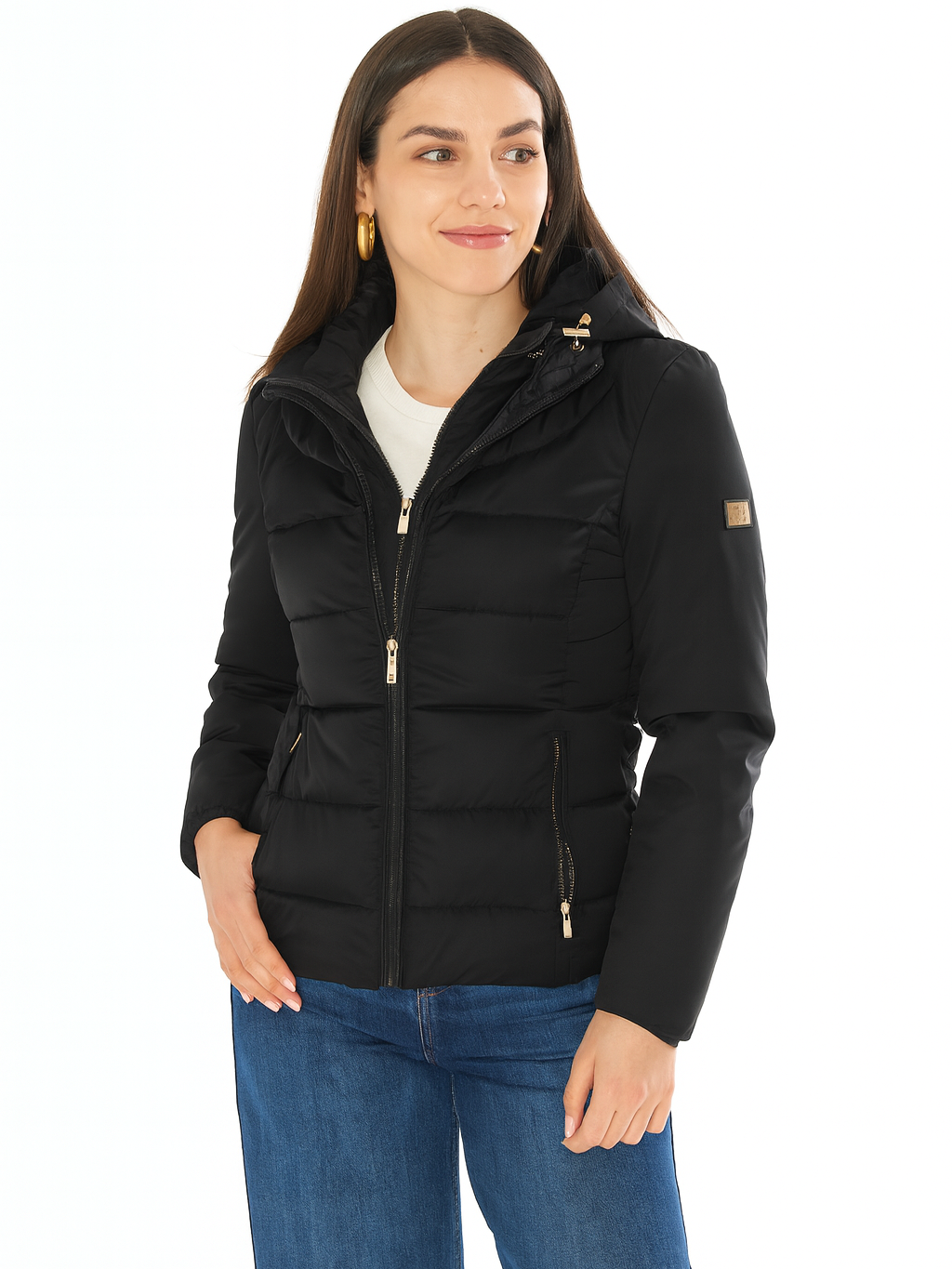 Yes Zee Giubbino Donna Nero J045 M800 0801 YES ZEE