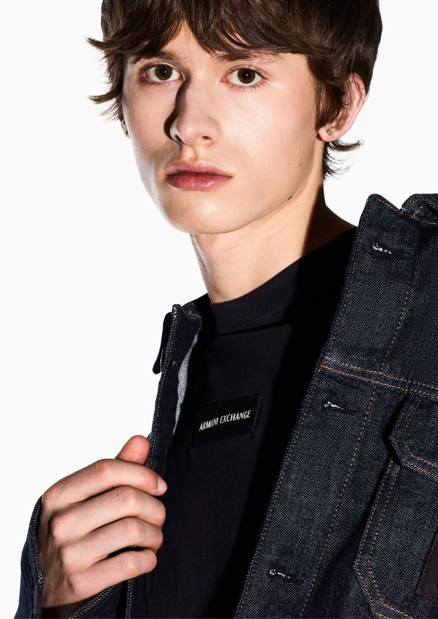 Armani Exchange T-Shirt Uomo Blu Navy XM002471 AF10356 UB101 ARMANI EXCHANGE