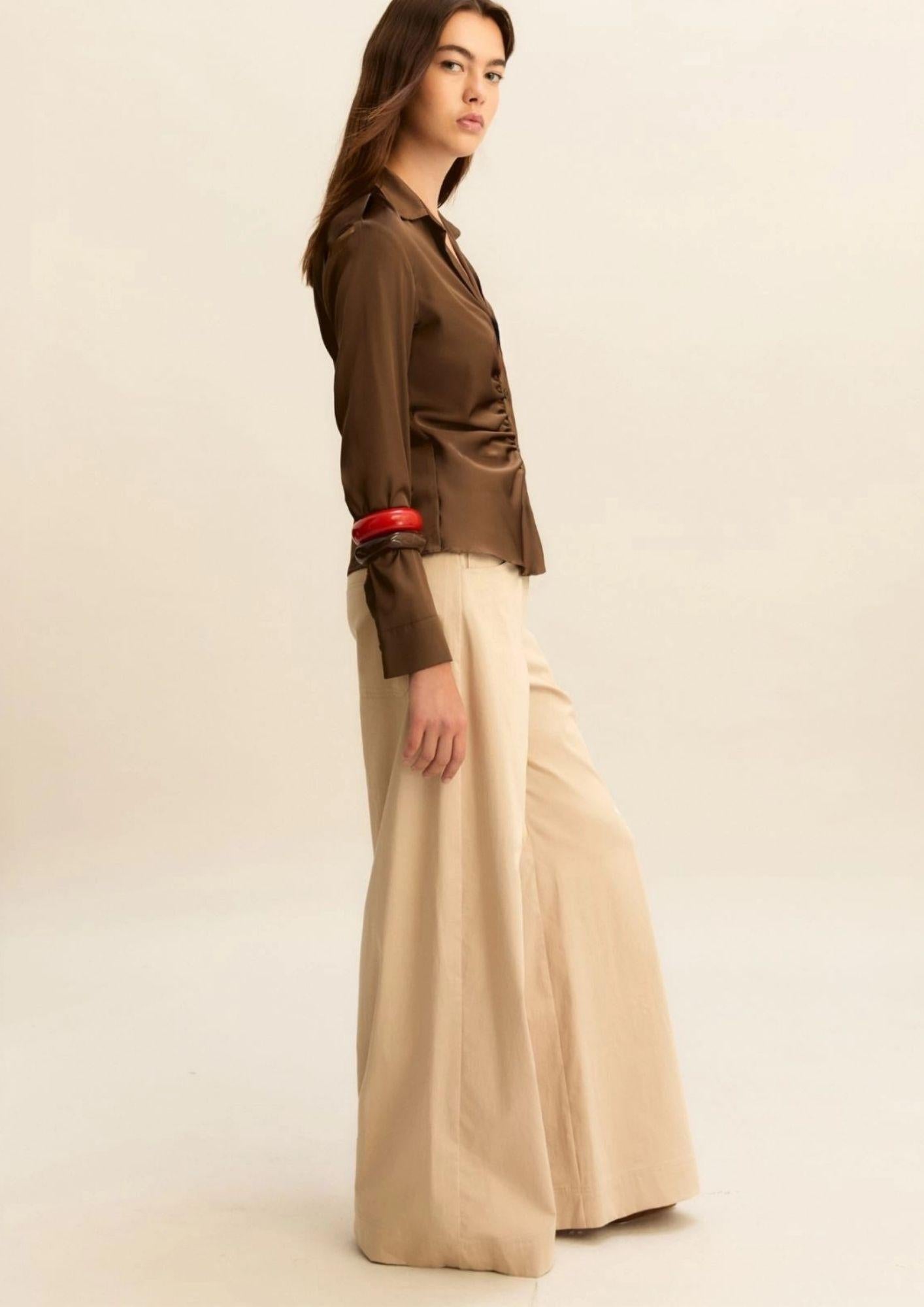 Emme Marella Pantalone Donna Emmvacillo Beige 2615131231200 002 EMME MARELLA