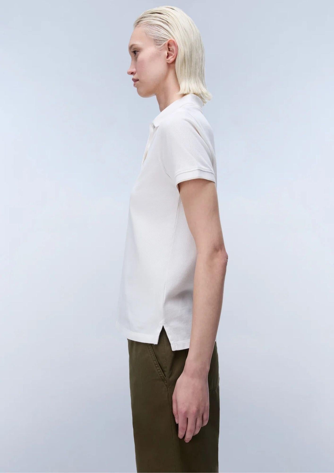 Napapijri Polo Donna Aurora Bianca NP0A4H97 N1A NAPAPIJRI