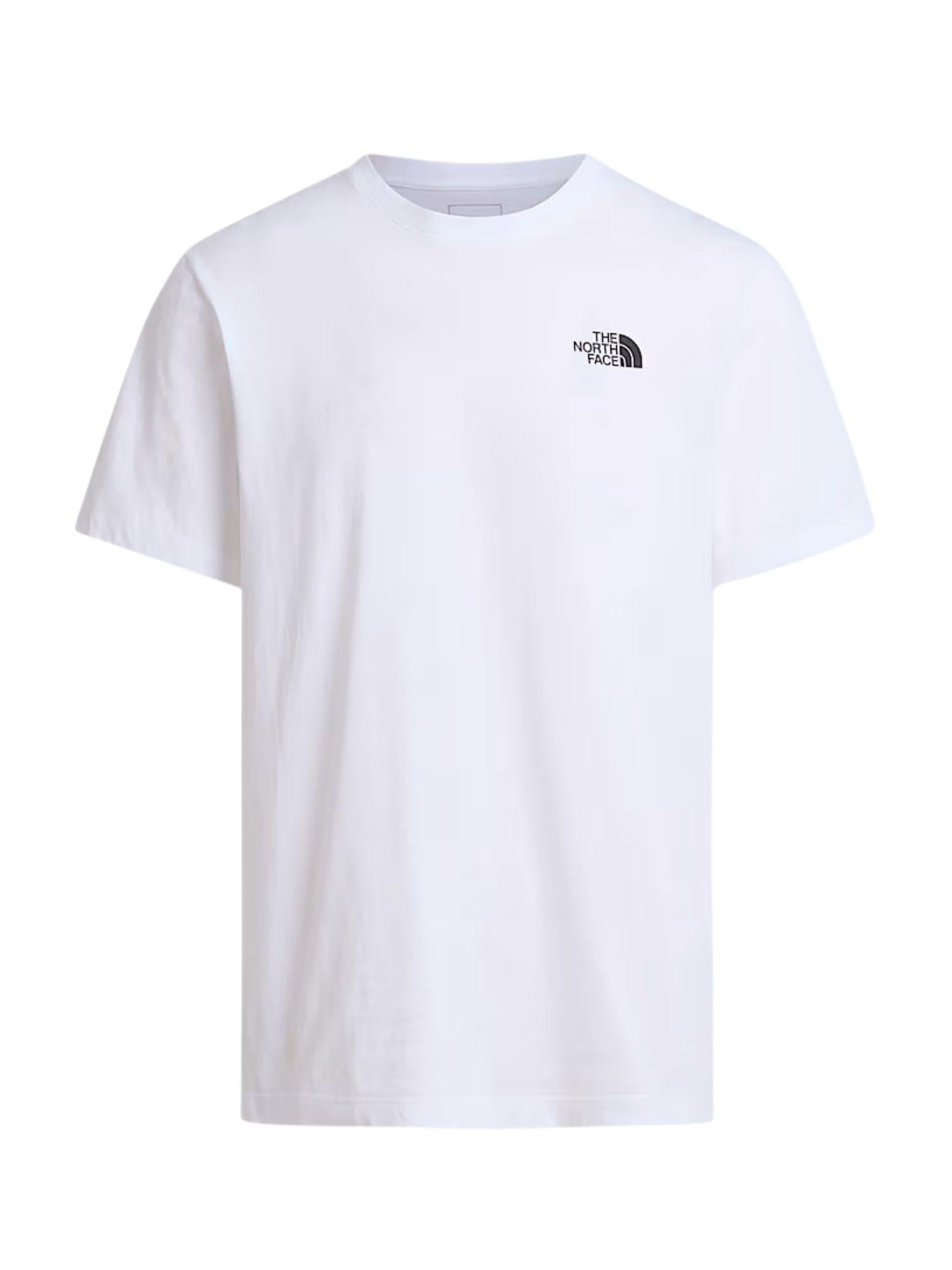 The North Face T-Shirt Uomo Bianca Evolution NSE Box Regular NF0A8B6K FN4 THE NORTH FACE