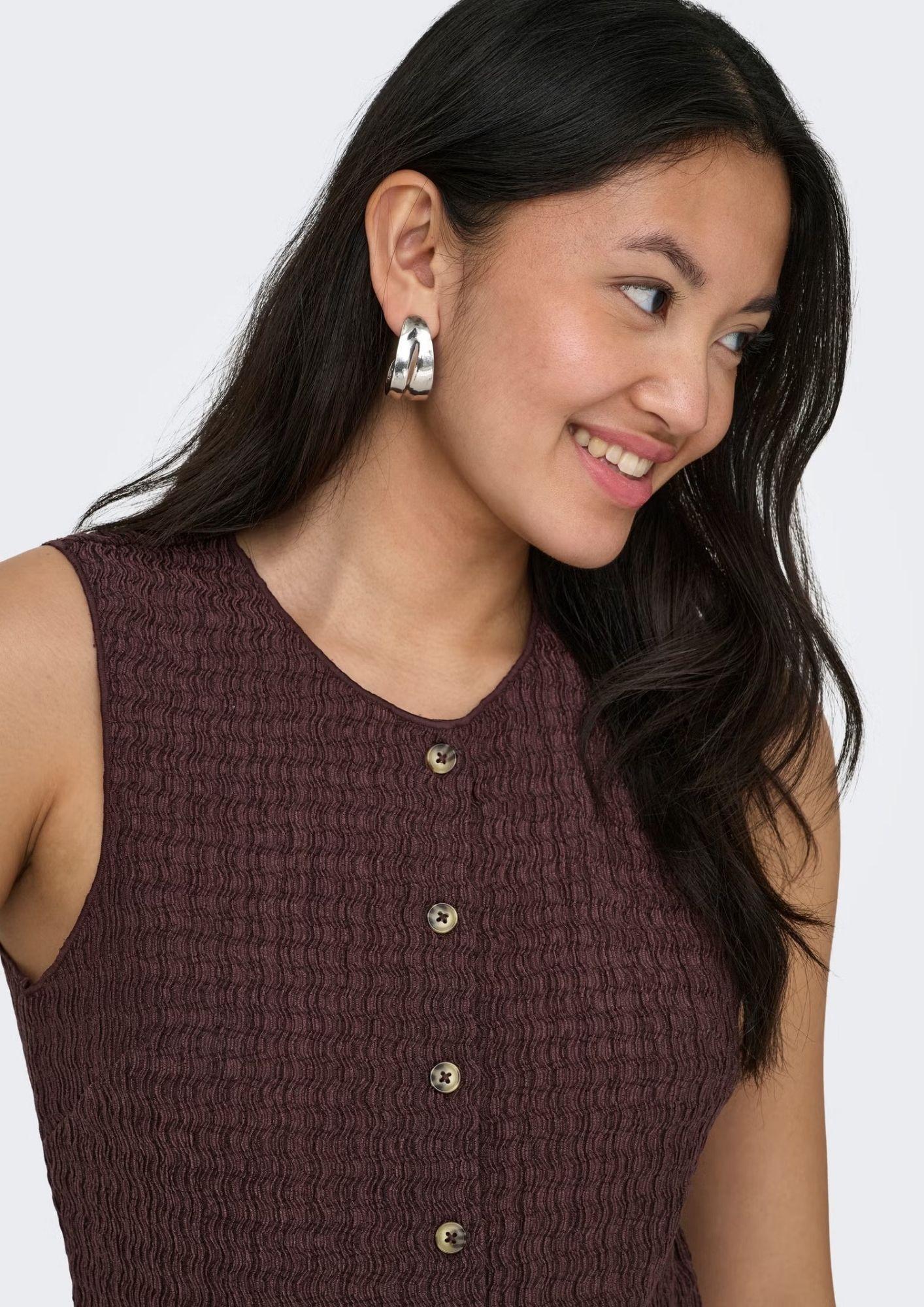 Only Top Donna Ilse Marrone 15374601 Deep Mahogany ONLY