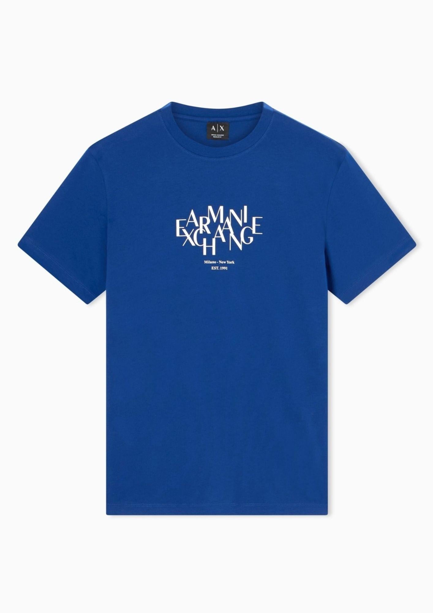 Armani Exchange T-Shirt Blu XM002782 AF10356 UB131 ARMANI EXCHANGE