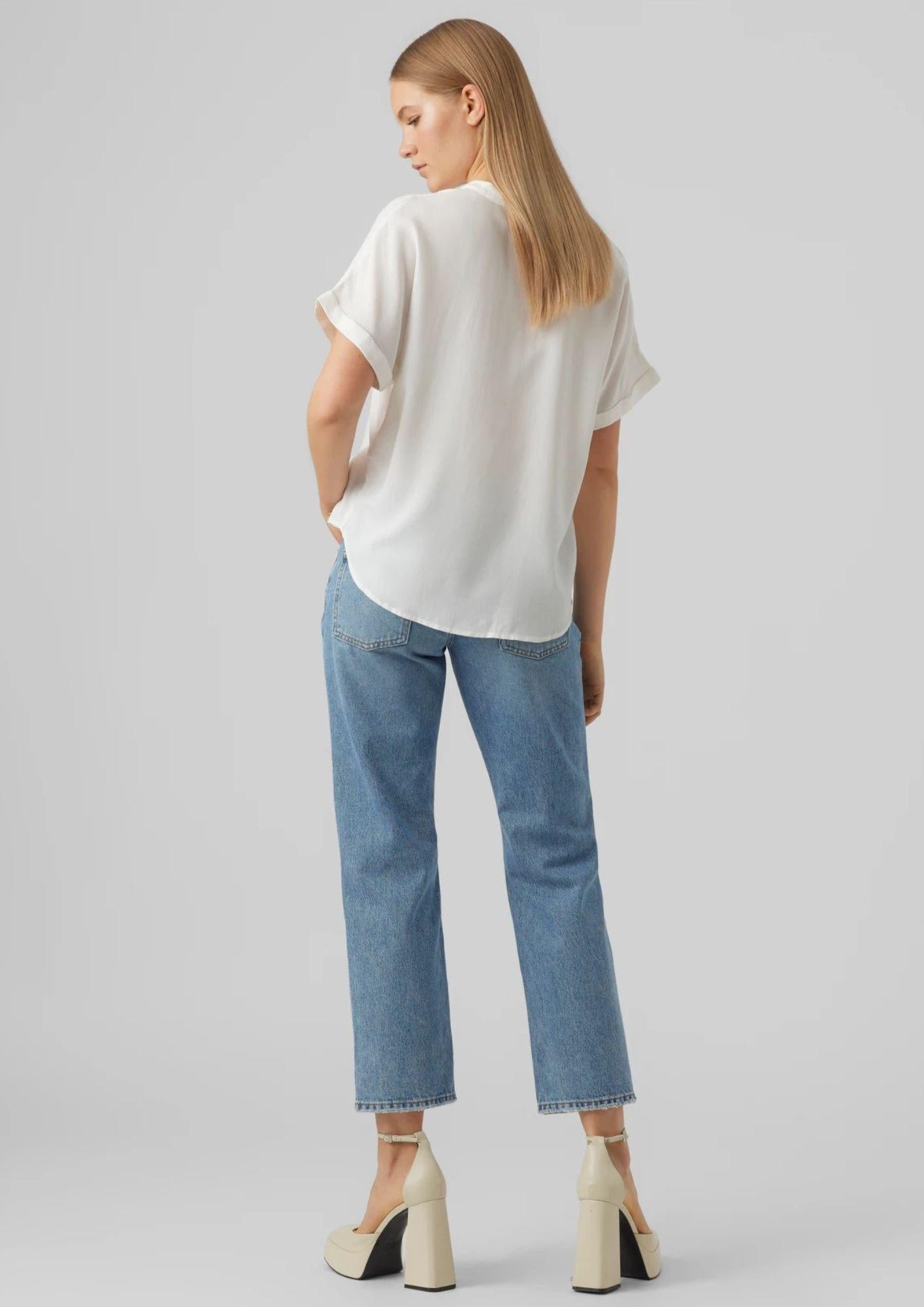 Vero Moda Top Donna Beauty Bianco 10279697 Snow White VERO MODA
