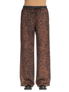 Diana Gallesi Pantalone Donna Marrone Animalier P617R008468N 1 DIANA GALLESI