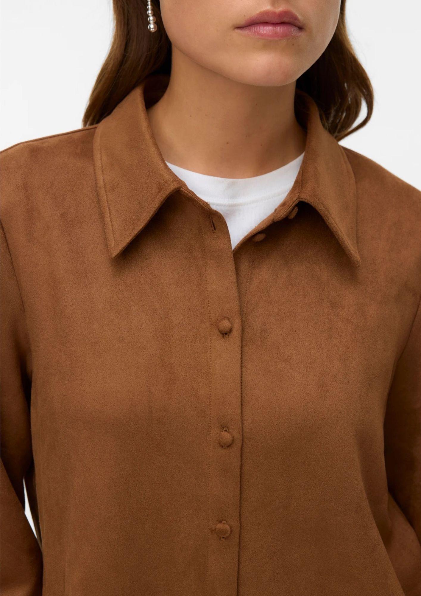 Vero Moda Camicia Donna Bella Marrone 10344958 Dachshund VERO MODA