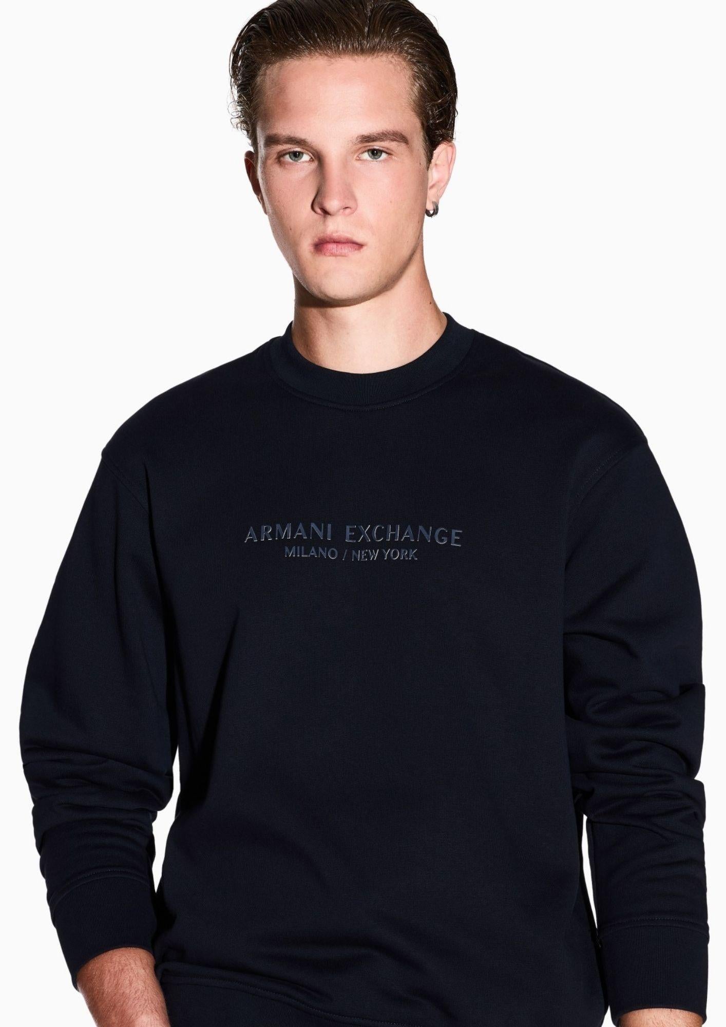 Armani Exchange Felpa Uomo Blu XM001284 AF20934 UB101 ARMANI EXCHANGE