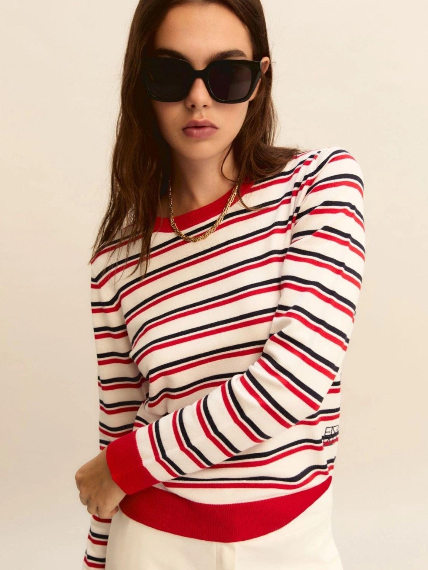 Emme Marella Maglia Donna Emmalpe Bianco 2615361171200 005 EMME MARELLA