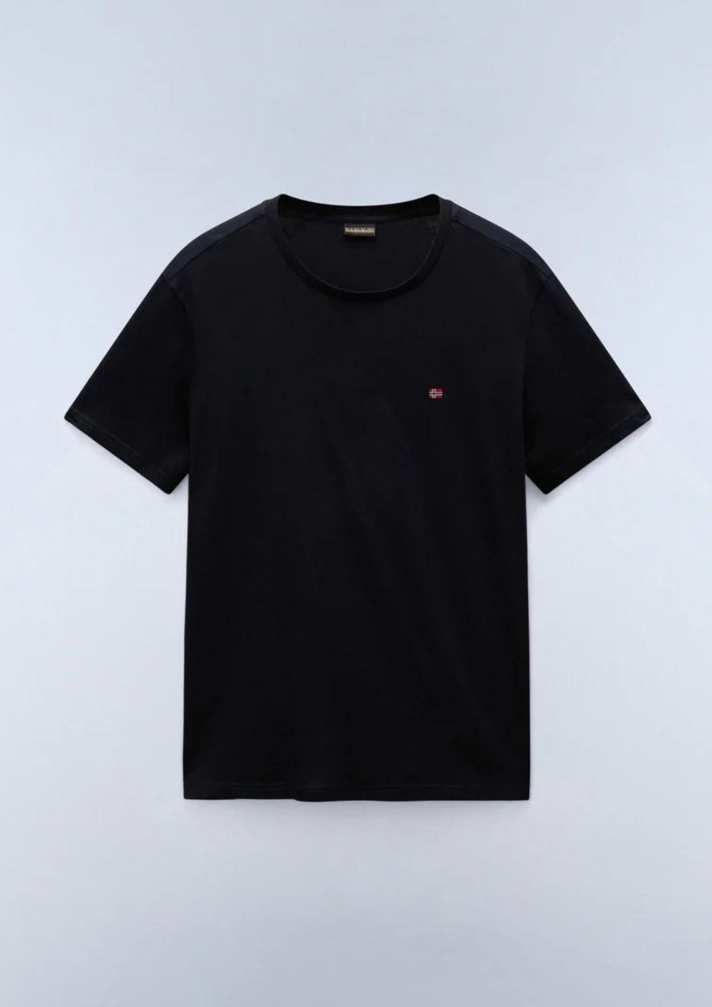 Napapaijri T-Shirt Uomo Salis Nera NP0A4H8D 041 NAPAPIJRI