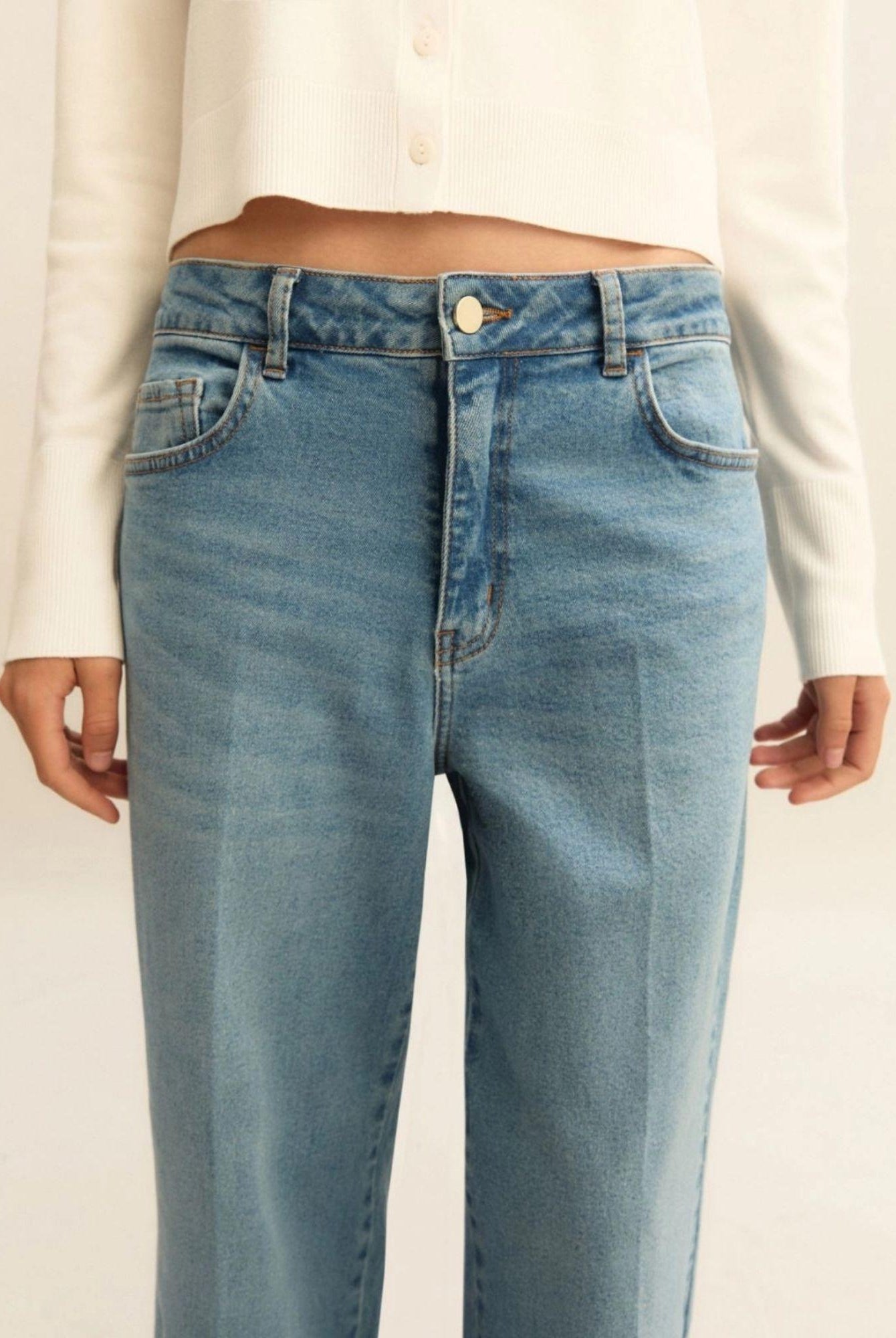 Emme Marella Jeans Donna Emmcropped Blu Chiaro 2615181011200 003 EMME MARELLA