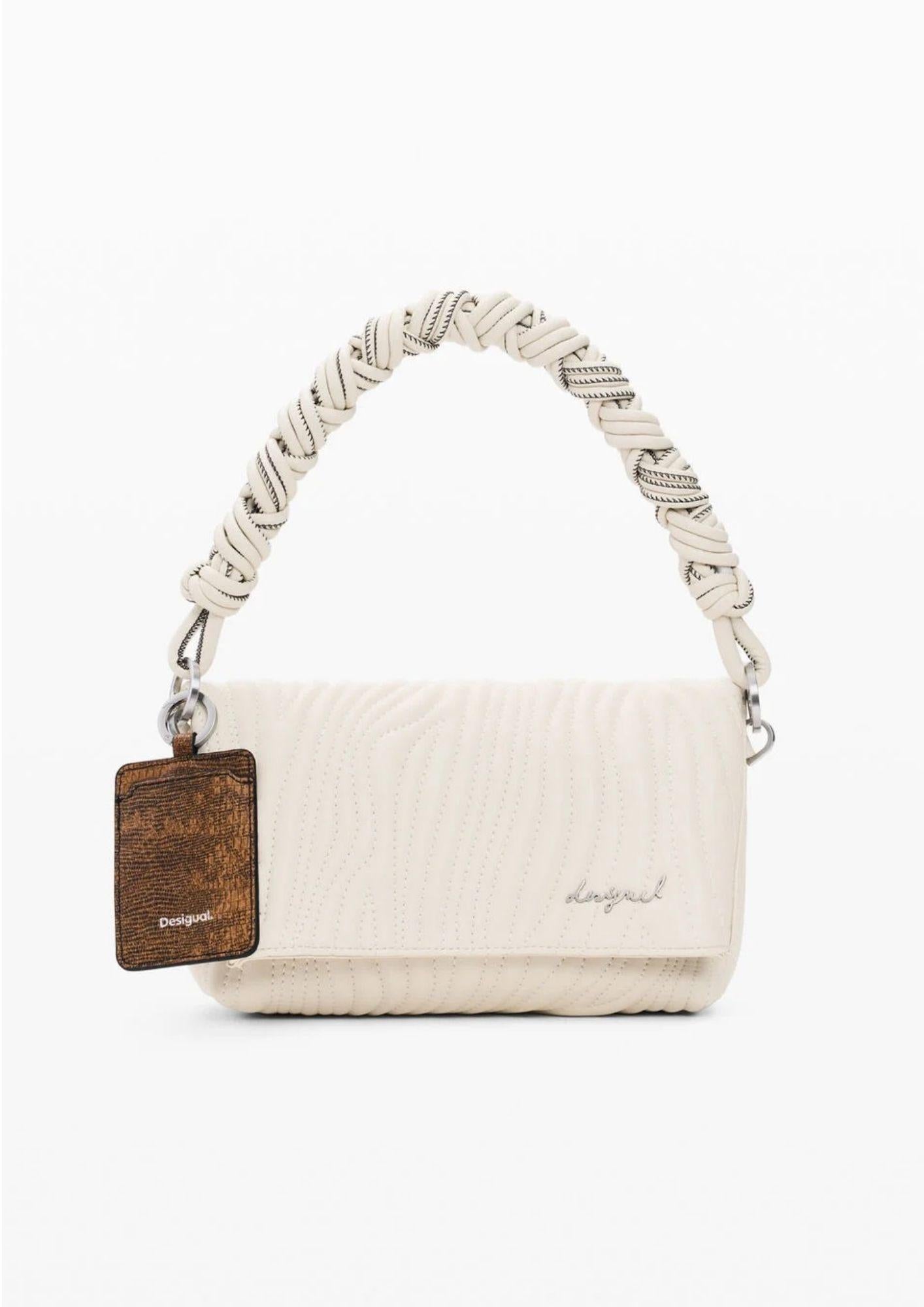 Desigual Borsa Donna Bag Helium Trokel Ecru 26SAXPBB 1008 DESIGUAL