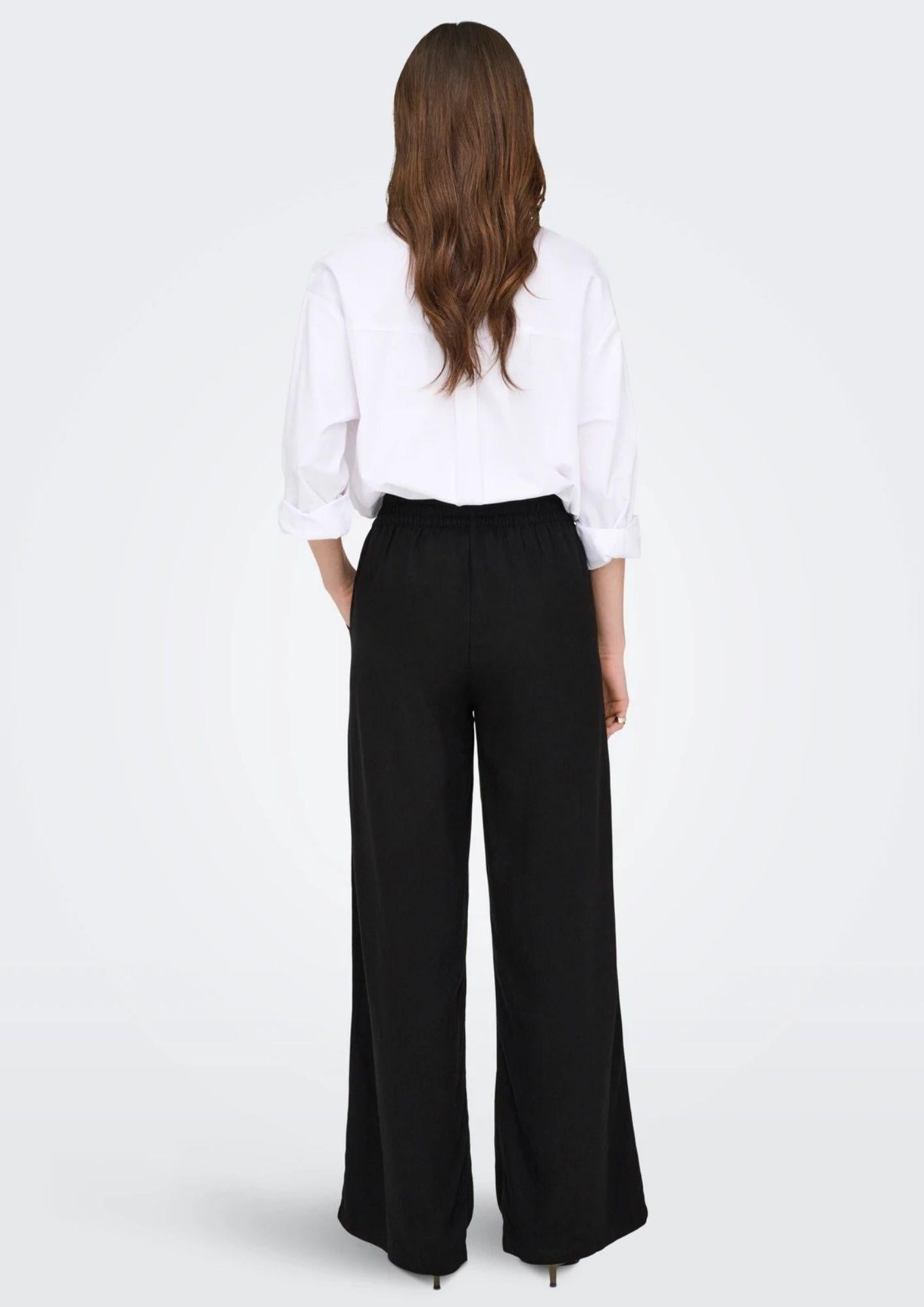 Jacqueline De Yong Pantalone Donna Say Nero 15318361 Black JACQUELINE DE YONG