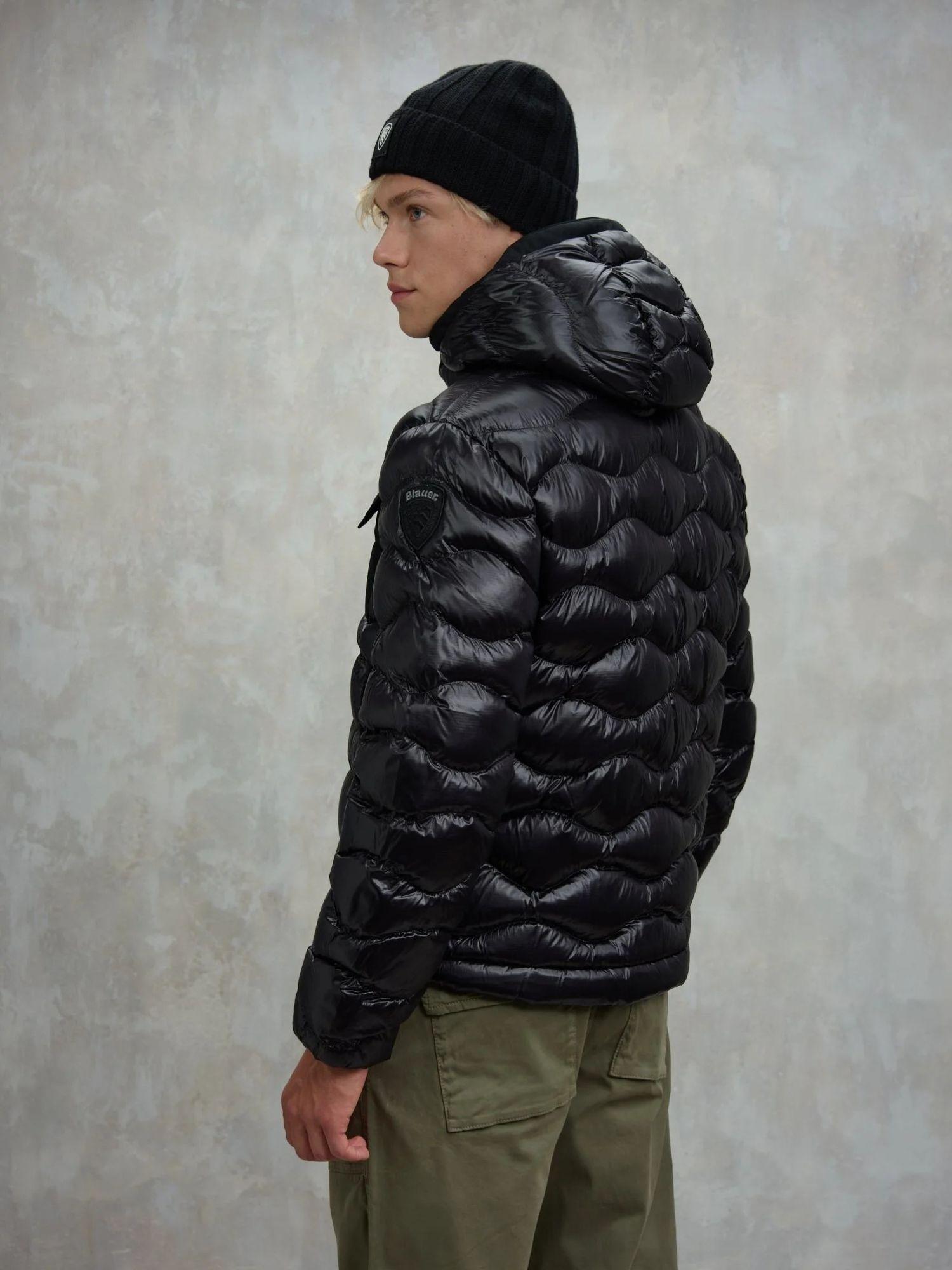 Blauer Giacca Invernale Uomo Bryant Nera con Interno Beige BLUC02080 5958 999 BLAUER