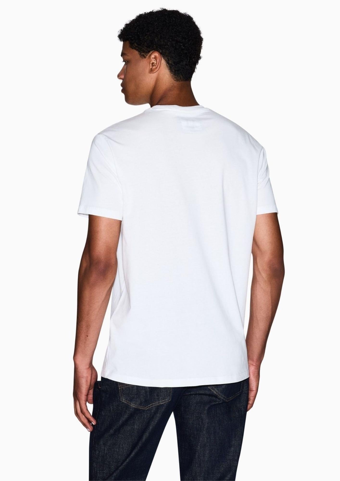 Armani Exchange T-Shirt Uomo Bianca XM000365 AF12308 U0009 ARMANI EXCHANGE