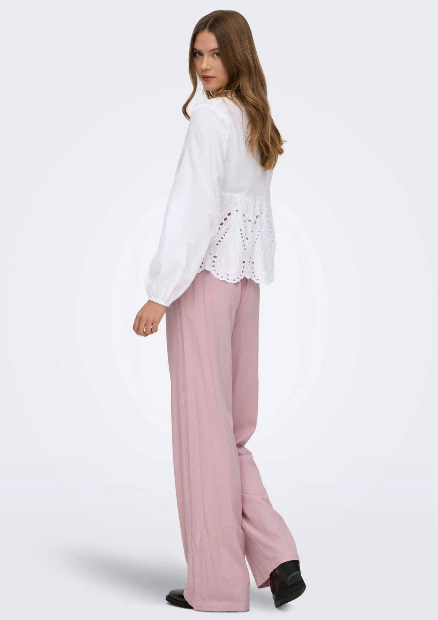Only Camicia Donna Dewina Bianca 15366728 Bright White ONLY