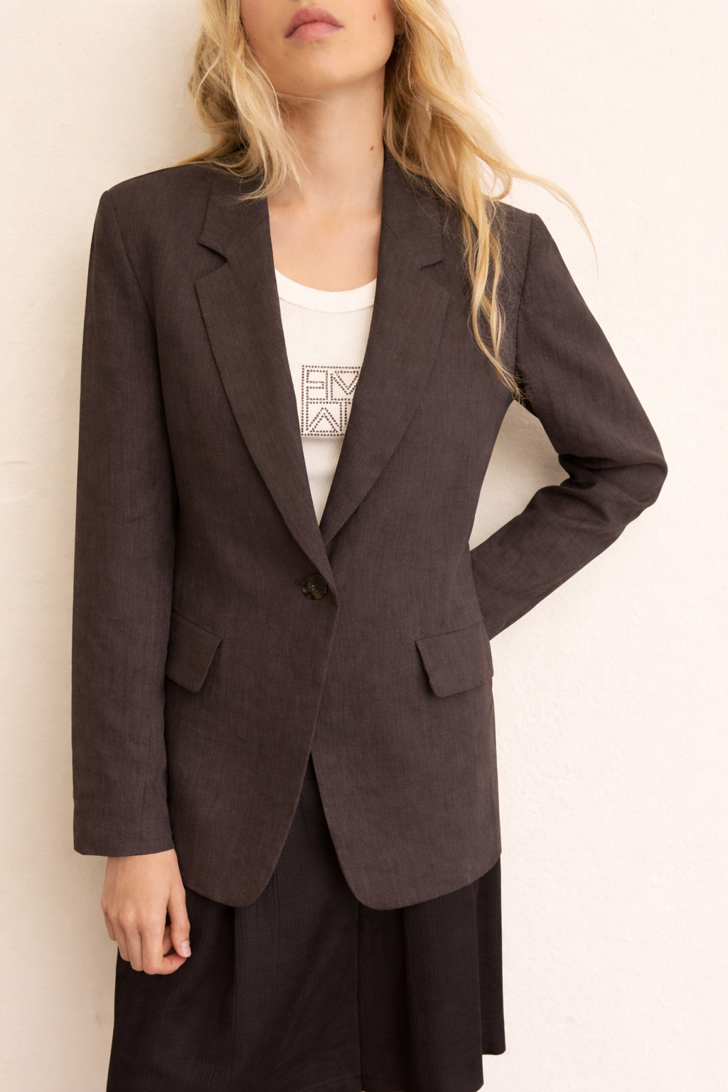 Emme Marella Giacca Donna Emmvincita Tortora 2615041012200 005 EMME MARELLA