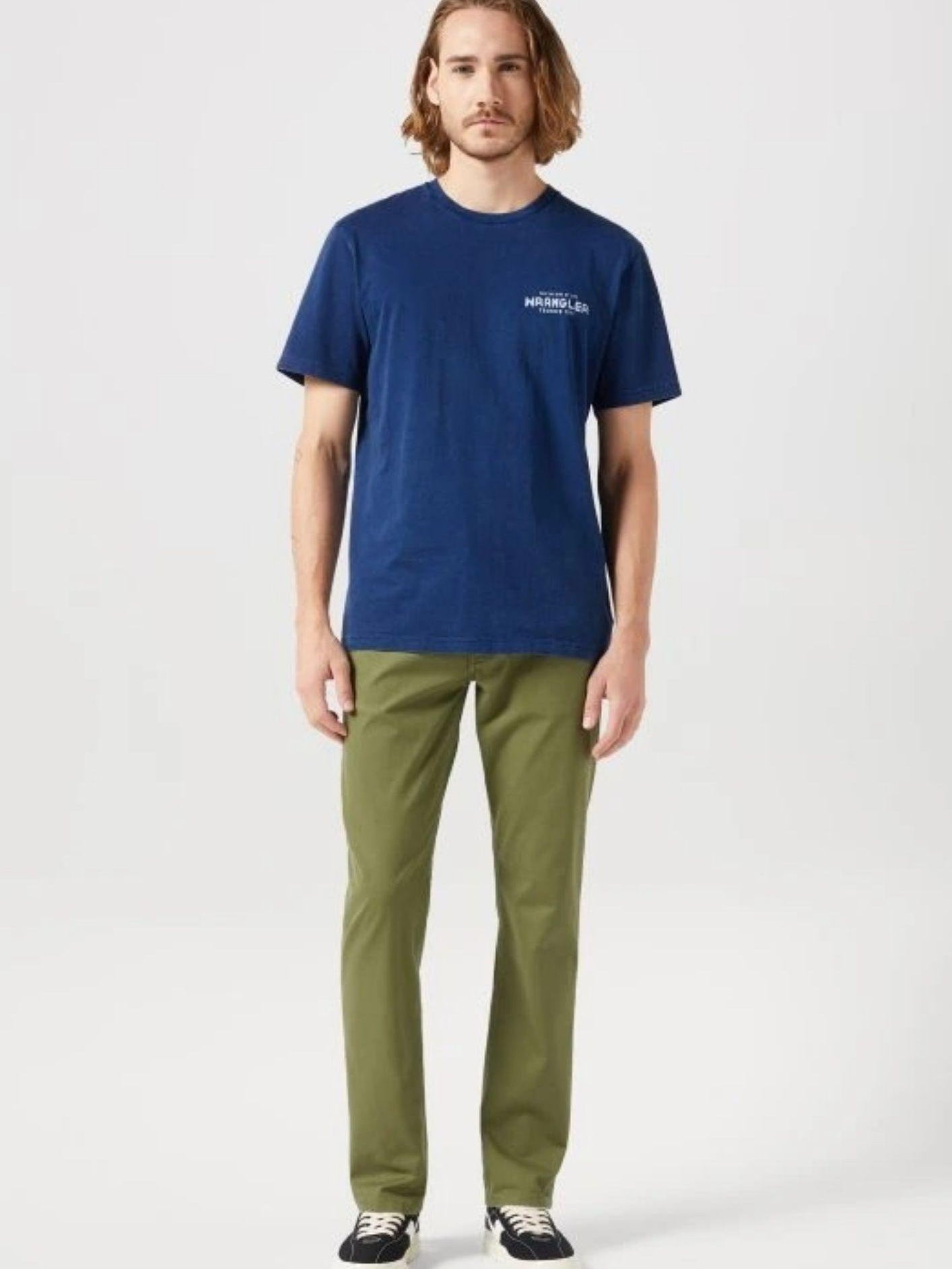 Wrangler Pantalone Uomo Verde 112350800 GREEN WRANGLER