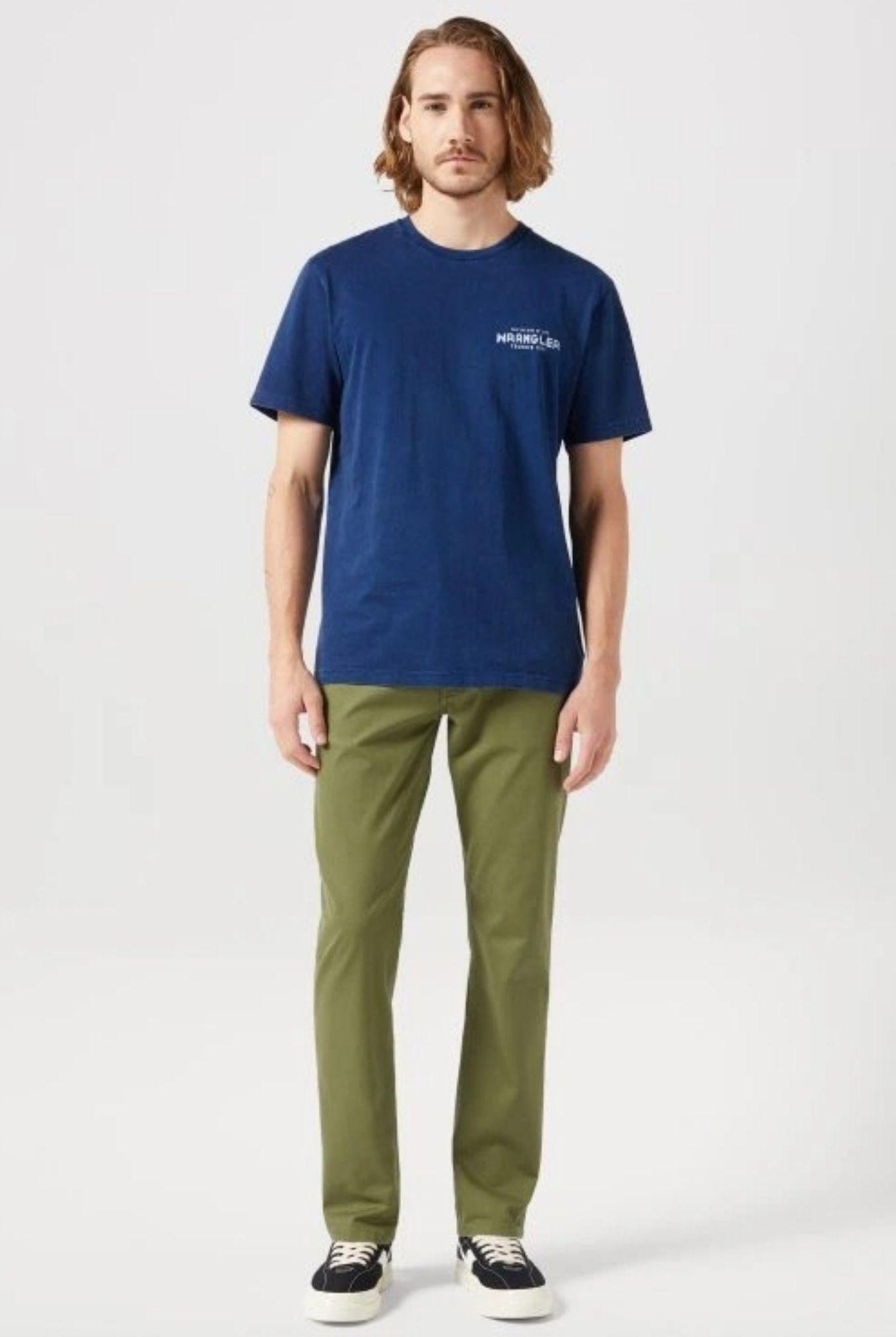 Wrangler Pantalone Uomo Verde 112350800 GREEN WRANGLER