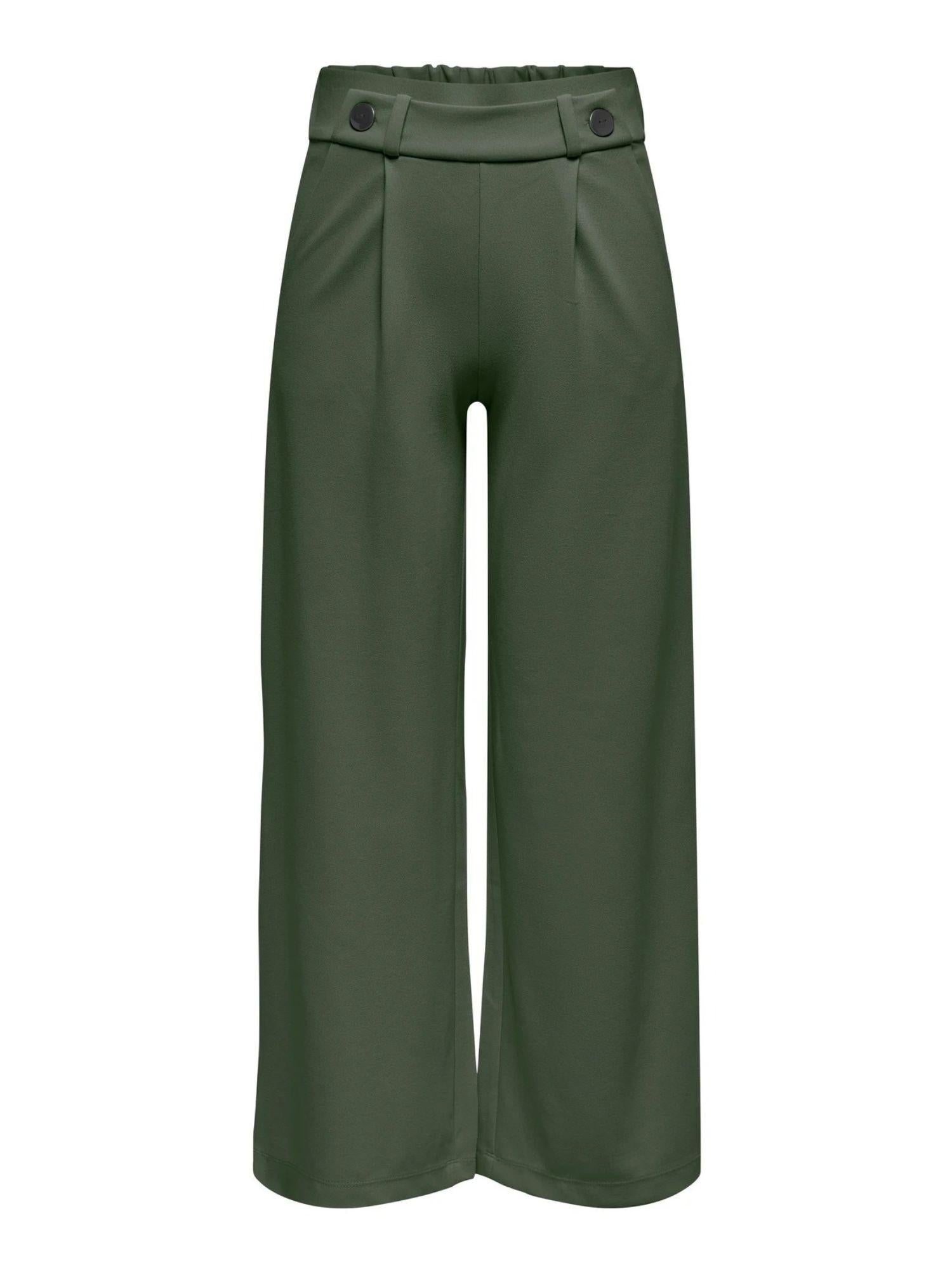 Jacqueline De Yong Pantaloni Donna Wide Fit Kambaba Jdygeggo 15208430 Kambaba BLACK BUTTONS JACQUELINE DE YONG