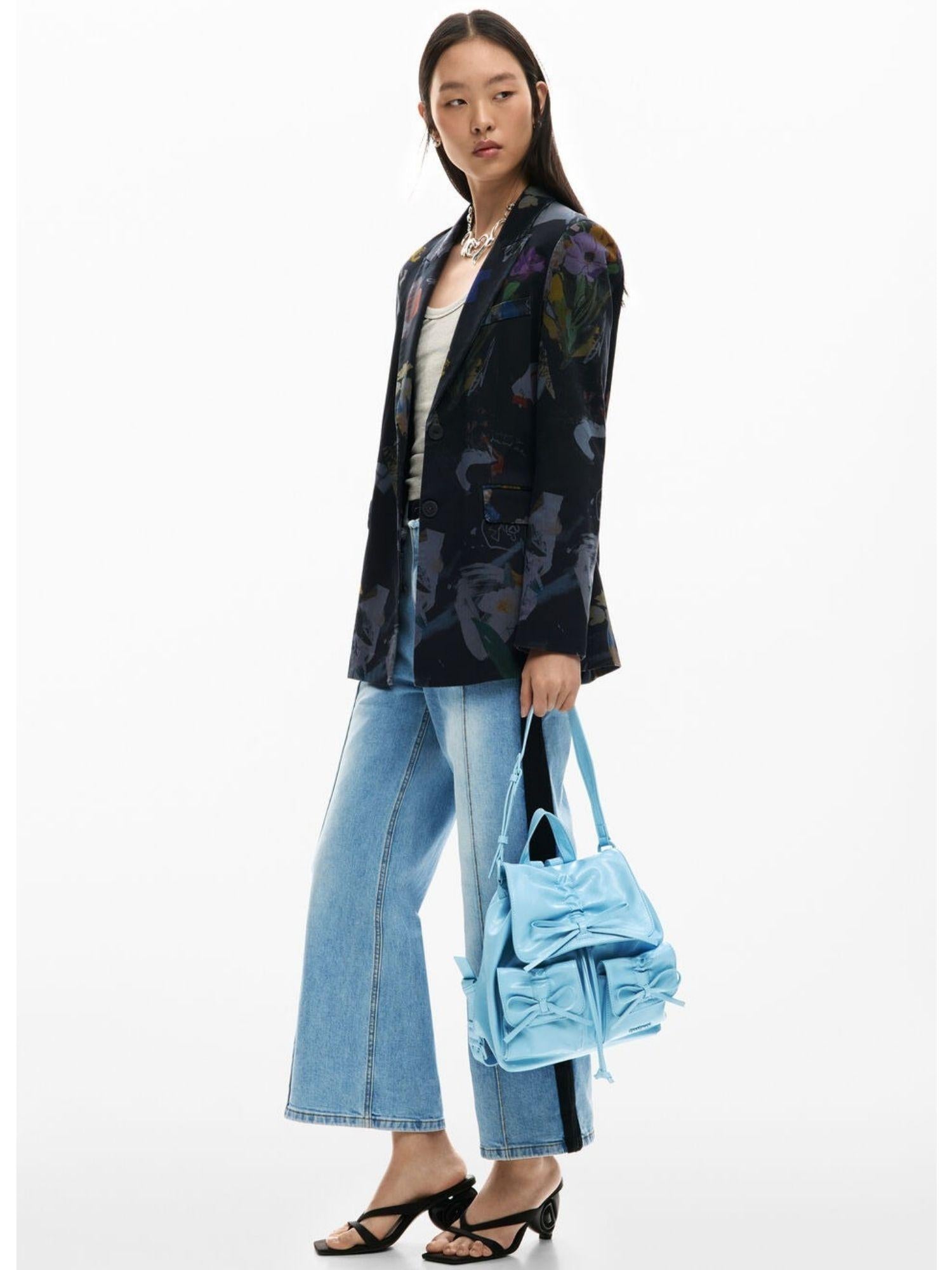 Desigual Zaino Donna Bag Rodio Prisa Shorty Sky Blu 26SAKP45 5048 DESIGUAL