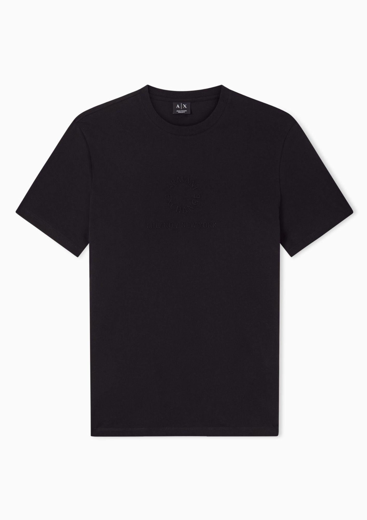 Armani Exchange T-Shirt Uomo Nera XM002450 AF10356 UC001 ARMANI EXCHANGE