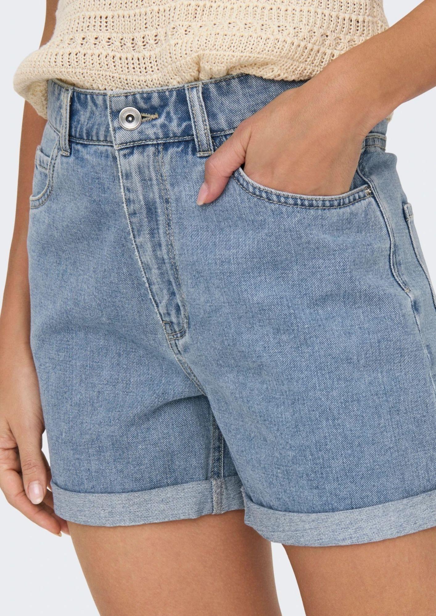 Only Shorts Donna Vega Light Blu Denim 15230571 Light Blue Denim ONLY