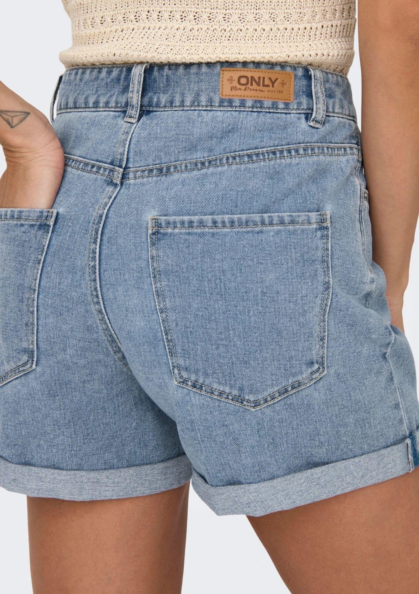 Only Shorts Donna Vega Light Blu Denim 15230571 Light Blue Denim ONLY