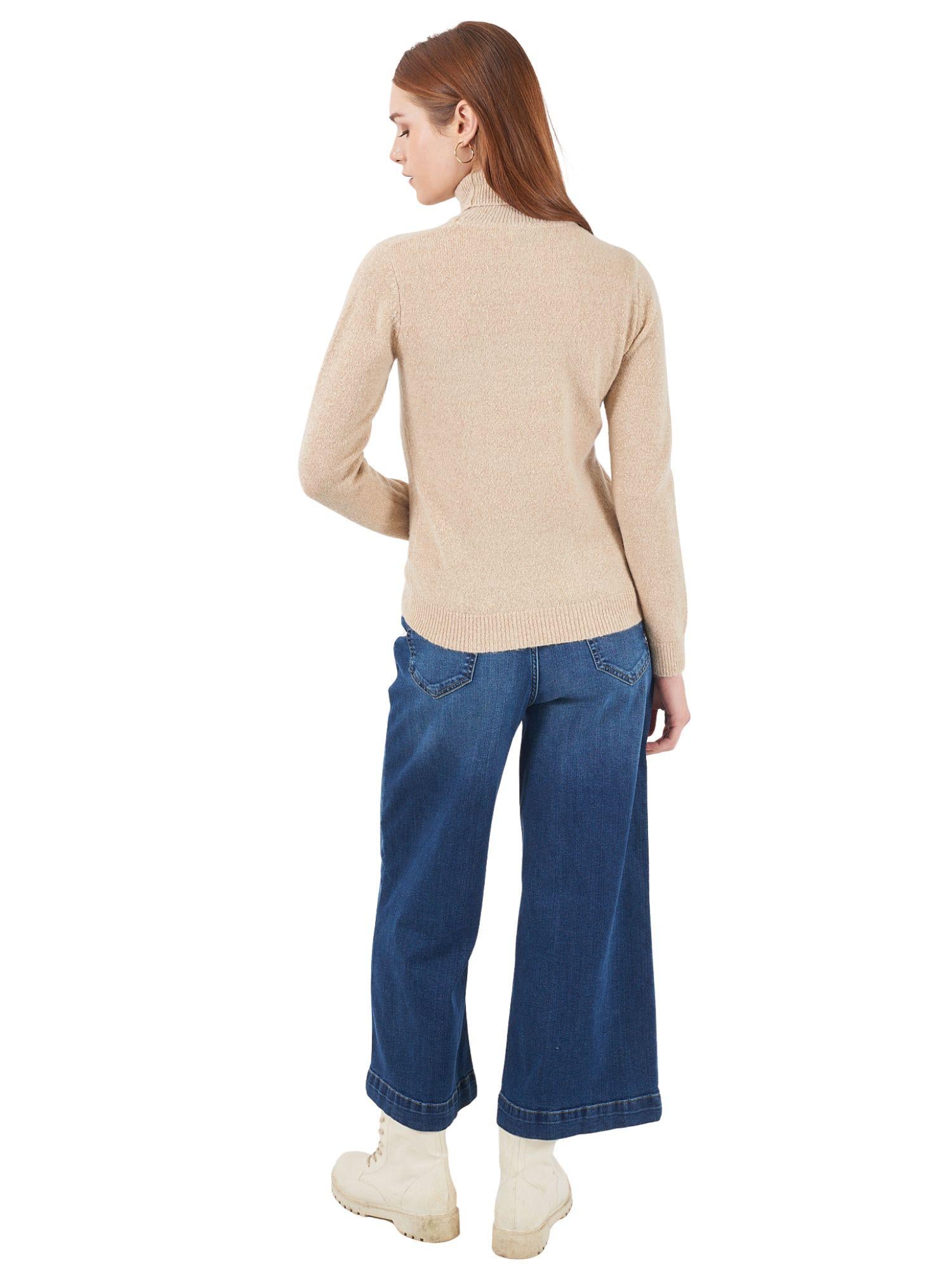 Yes Zee Maglia Donna Beige M048 BT00 0222 YES ZEE