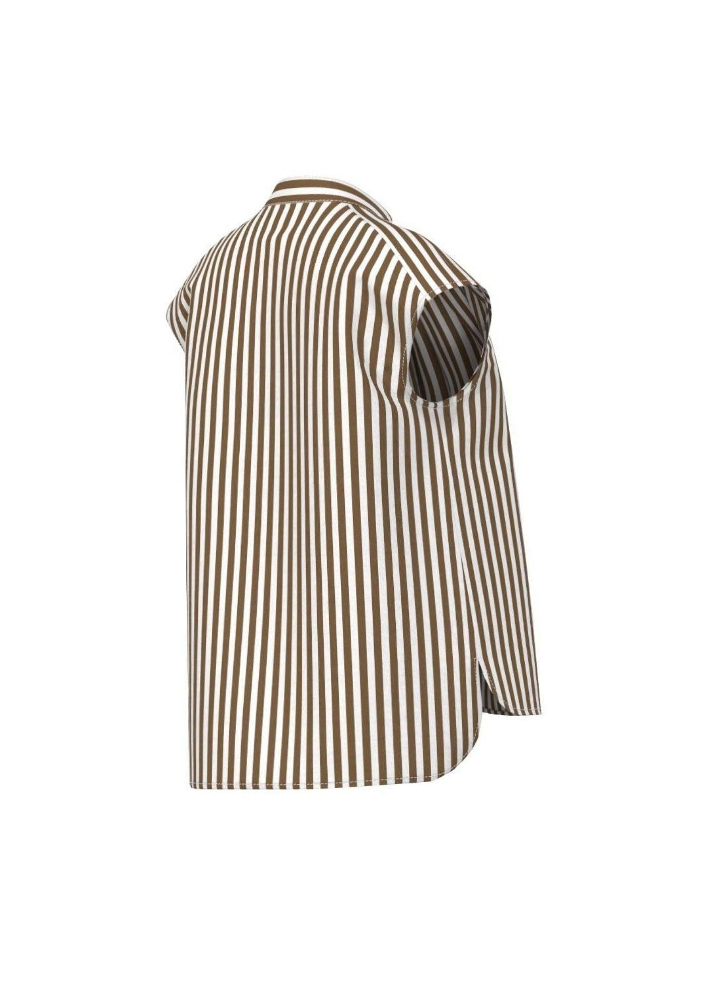 Emme Marella Camicia Donna Emmsaio Ecrù e Cammello 2615111062200 008 EMME MARELLA