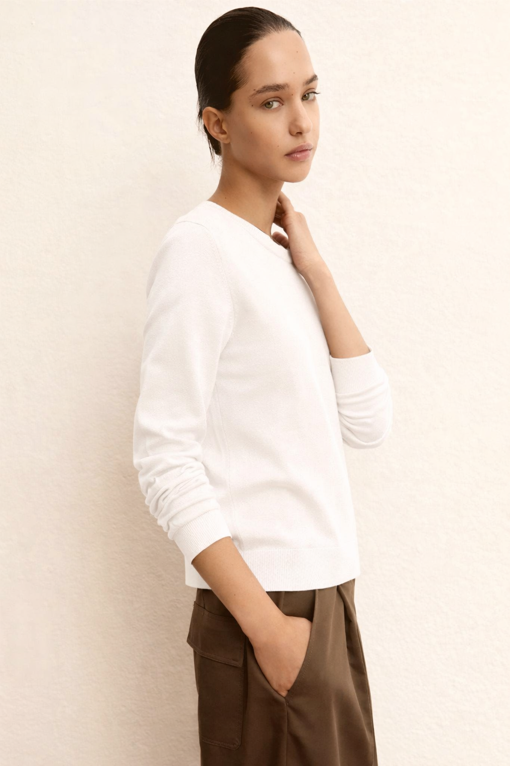 Emme Marella Maglia Donna Emmalpe Bianca 2615361171200 001 EMME MARELLA