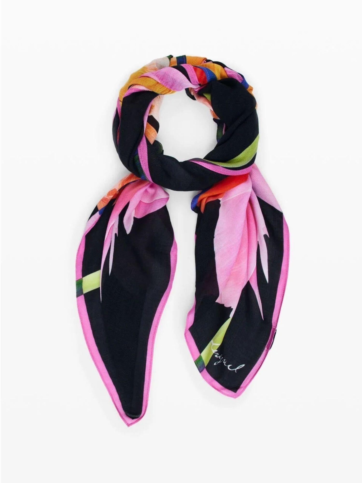 Desigual Foulard Donna Foualice Nero 26SAWA14 2000 DESIGUAL